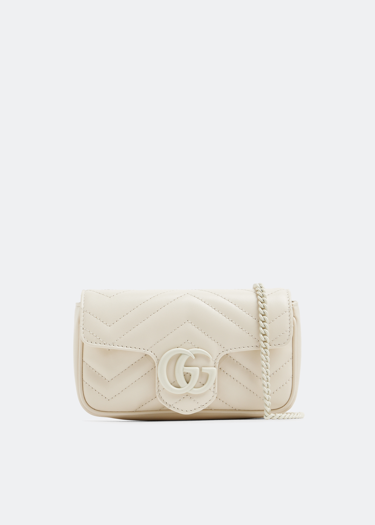 

GG Marmont super mini bag, White