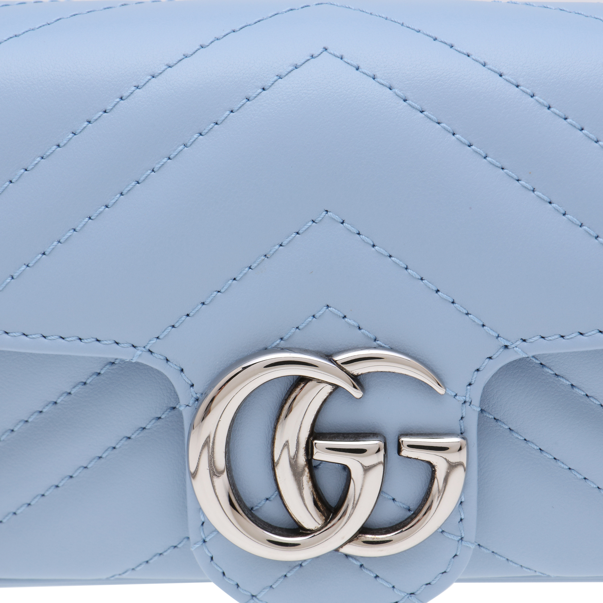 

GG Marmont super mini bag, Blue