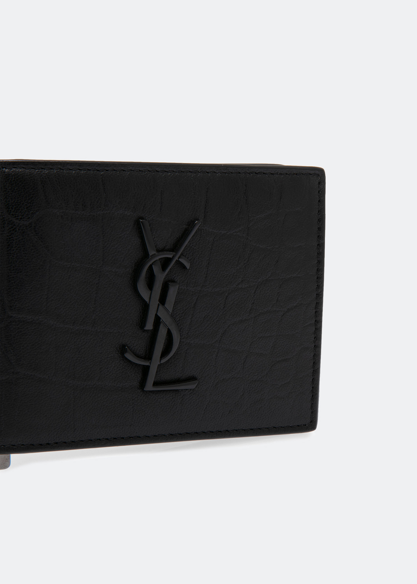 

Monogramme money clip wallet, Black