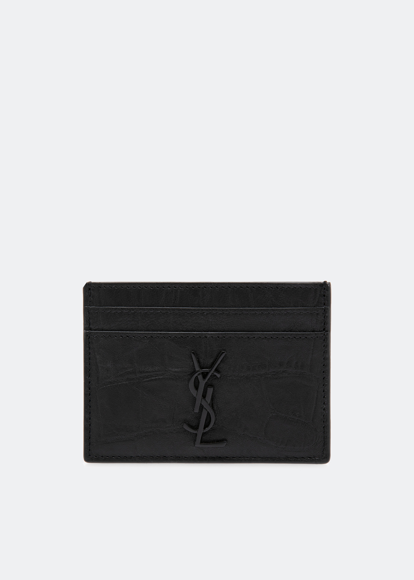 

Monogram card case, Black
