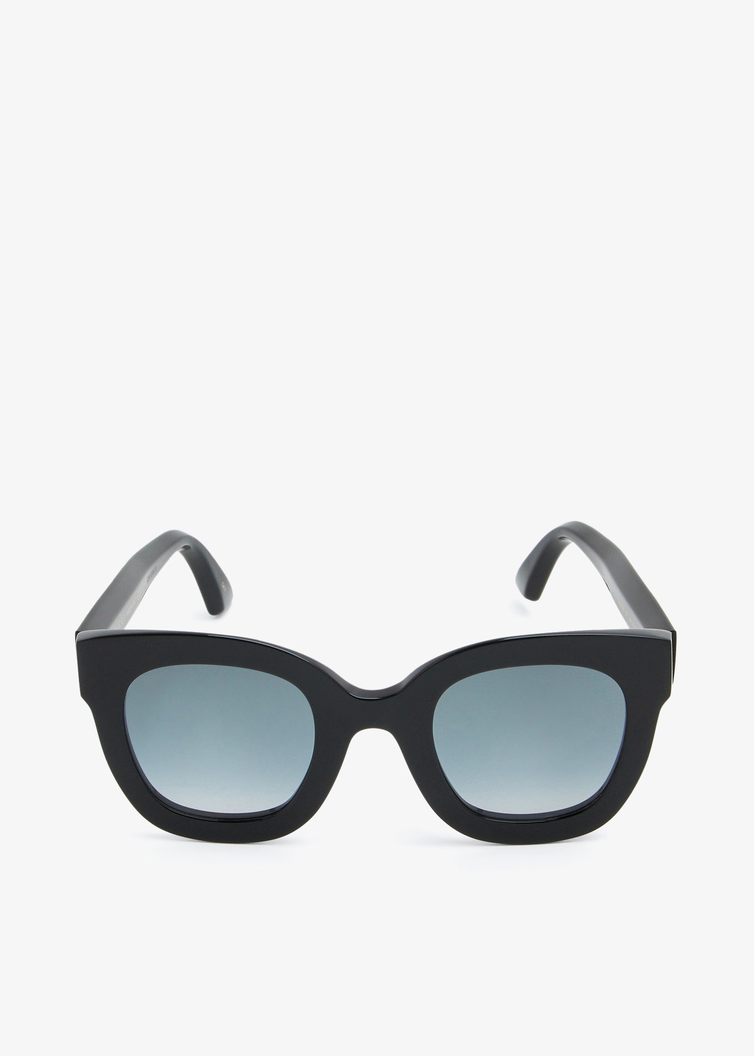 

Round-frame acetate sunglasses with star, Black