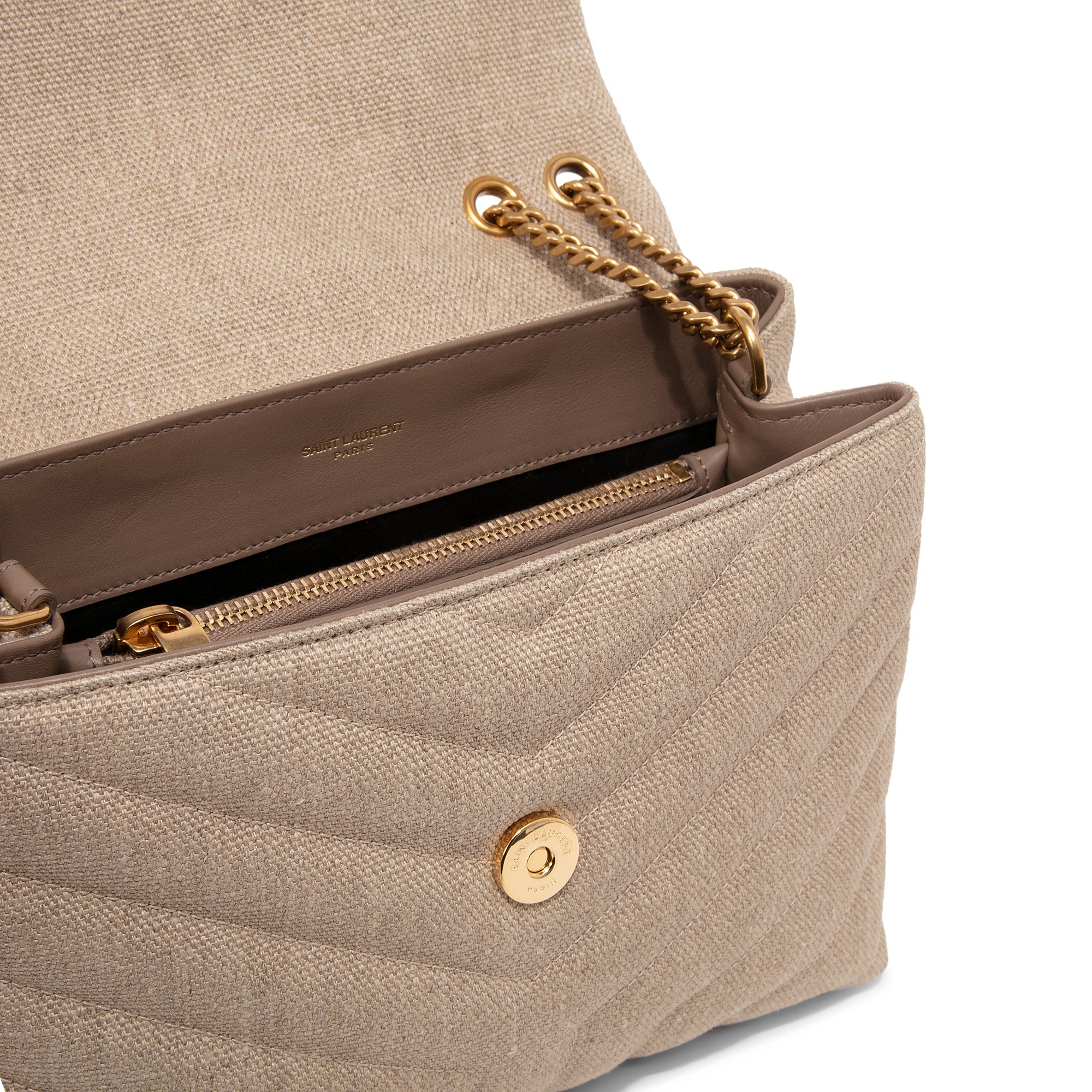 

Small Loulou bag, Beige