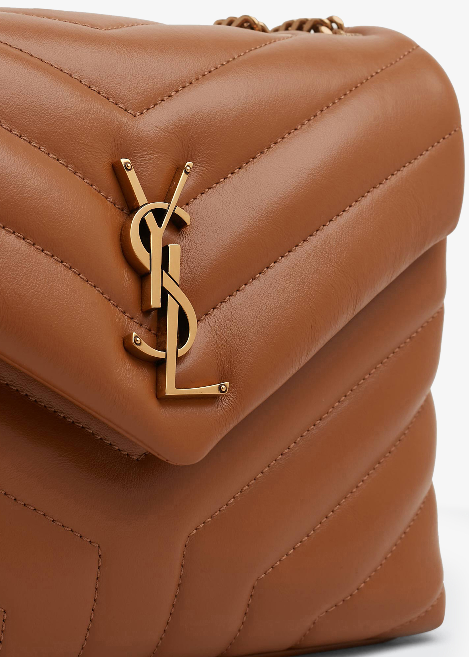 

Small Loulou bag, Brown
