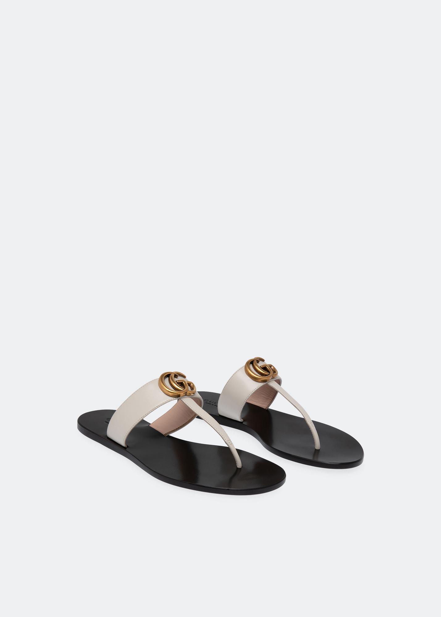 

Marmont flat sandals, White