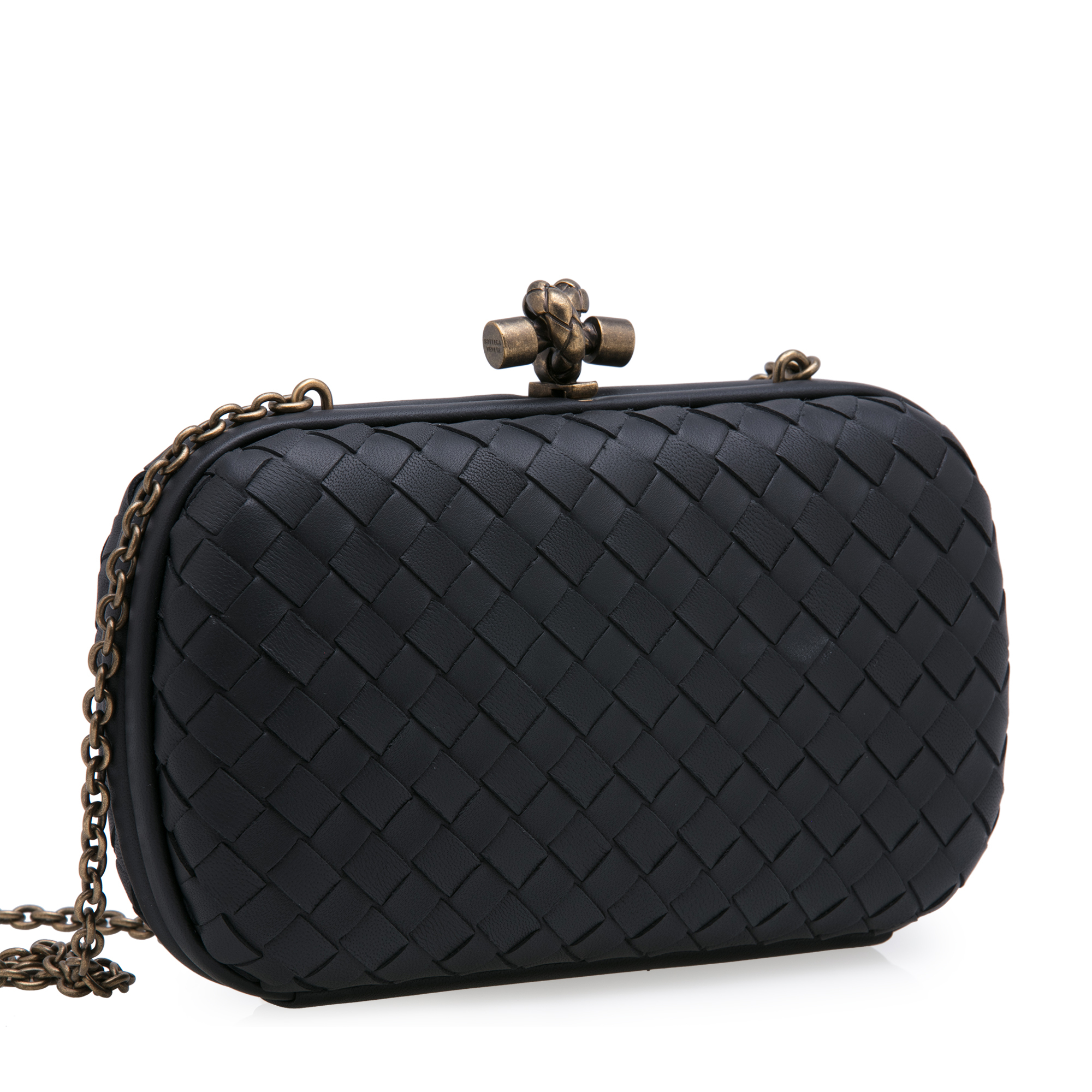 

Chain Knot clutch, Black