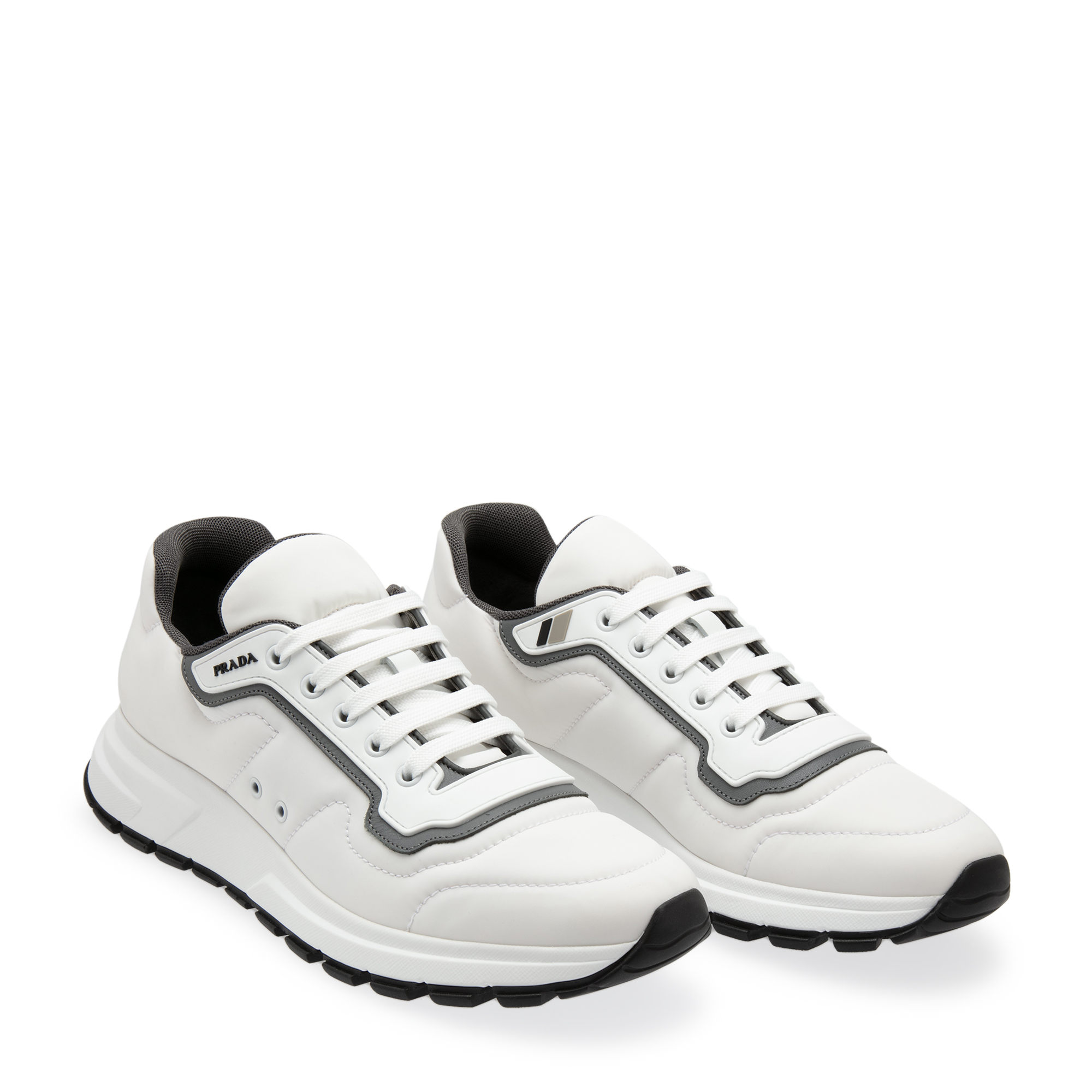 

Gabardine low-top sneakers, White