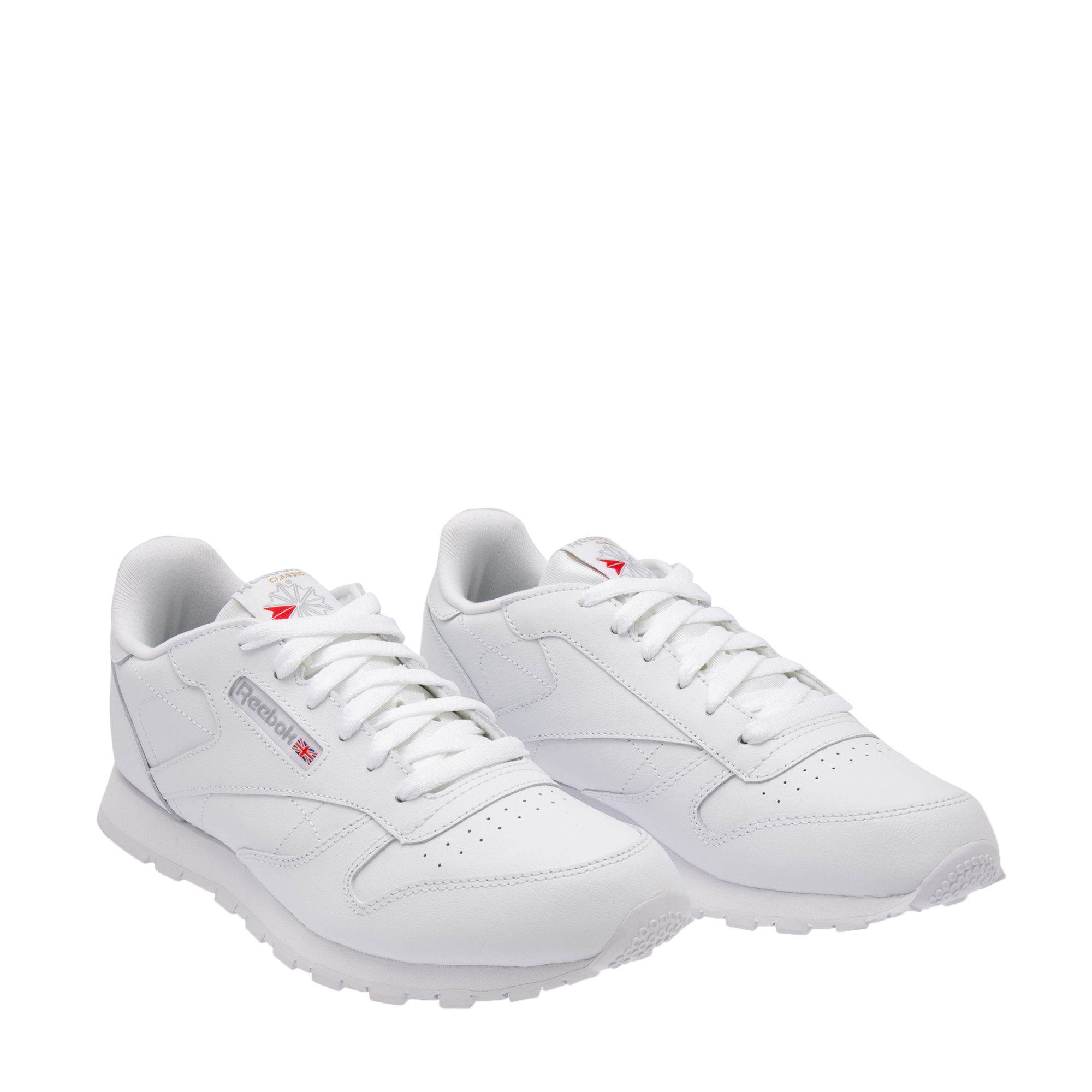 

Classic leather sneakers, White