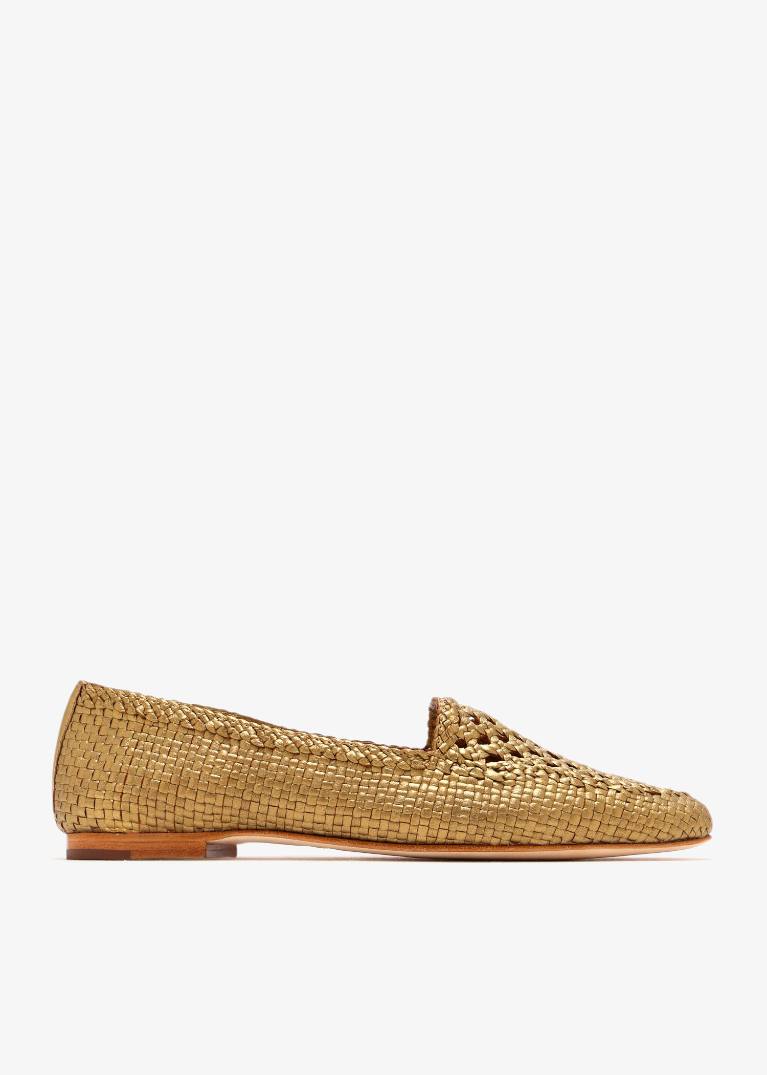 

XXL loafers, Gold