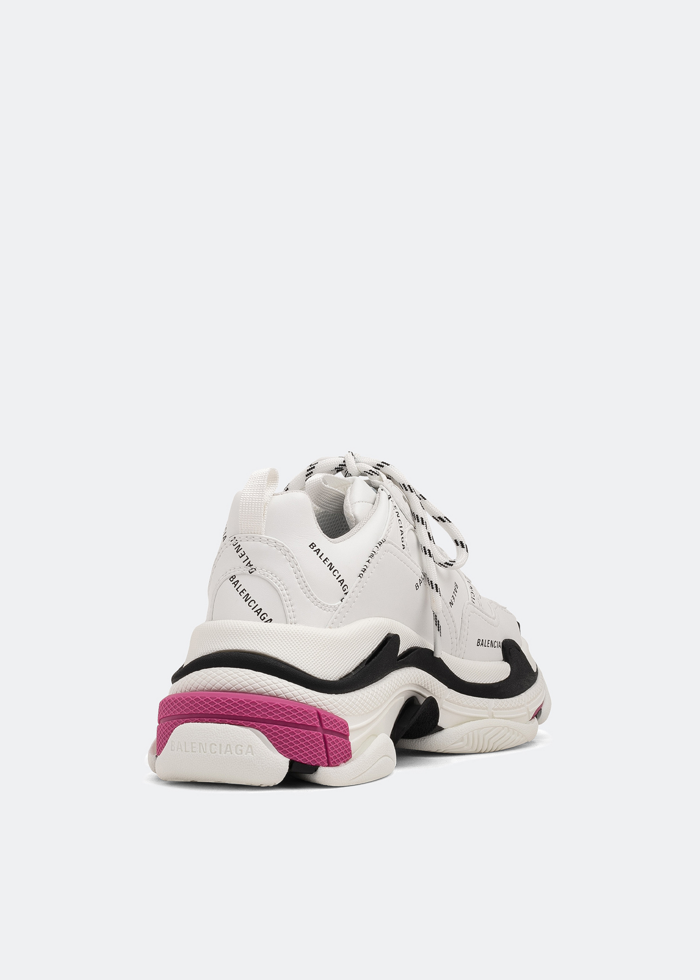 

Triple S all-over logo sneakers, White