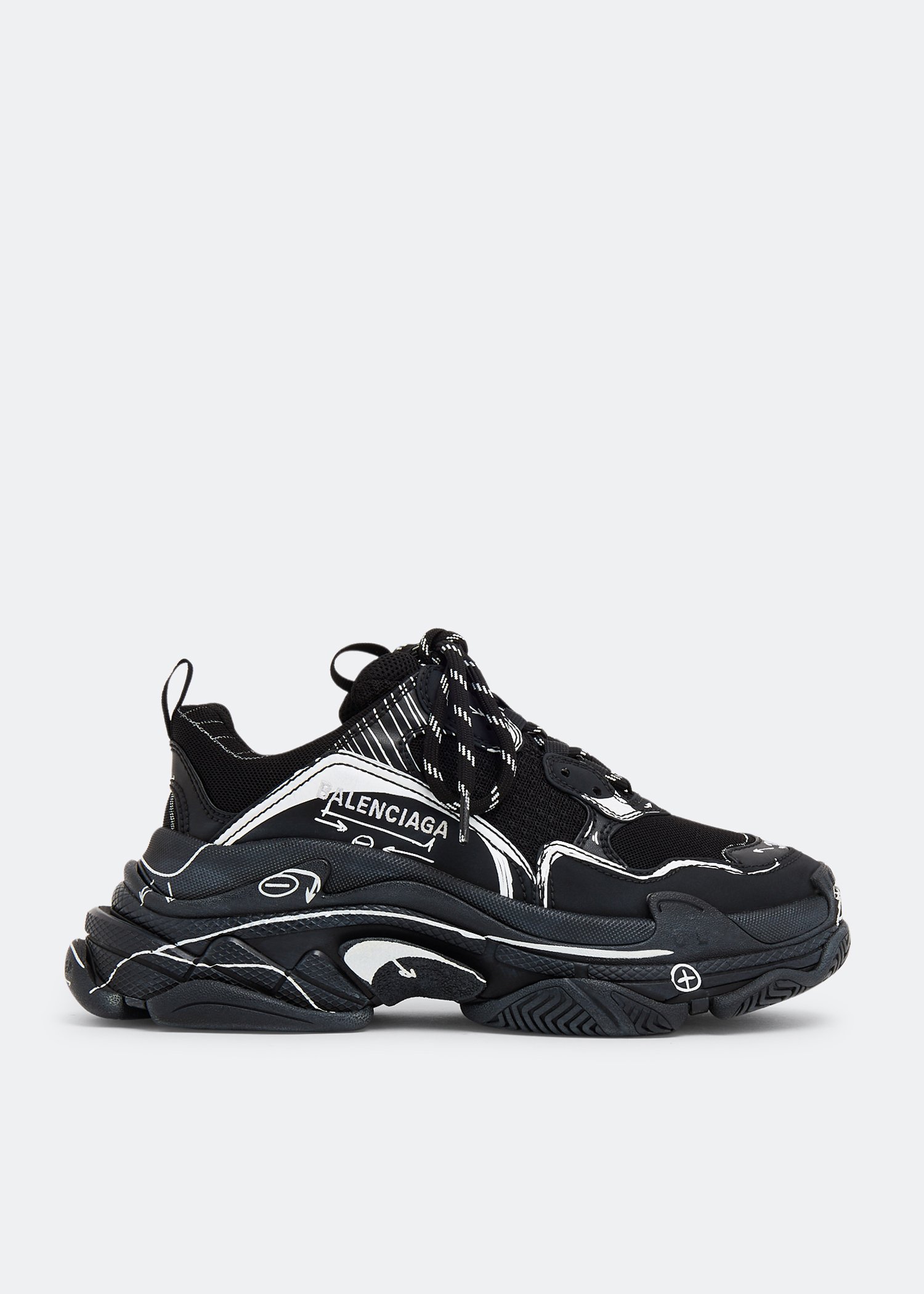 

Triple S Sketch sneakers, Black