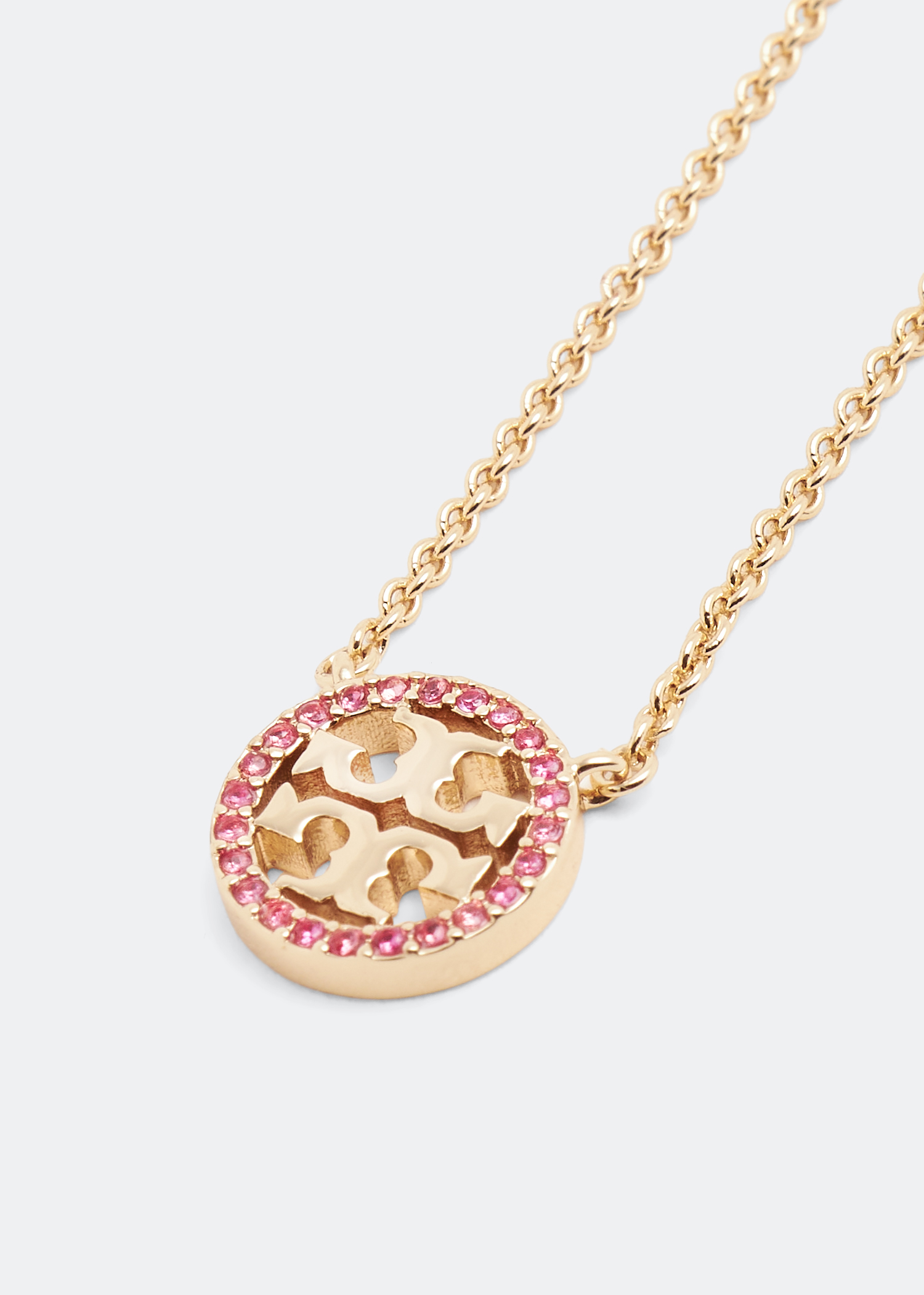 

Miller pavé necklace, Gold