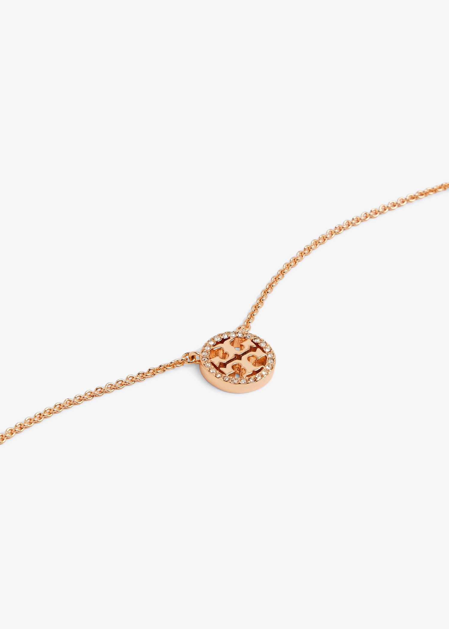 

Miller pavé necklace, Gold