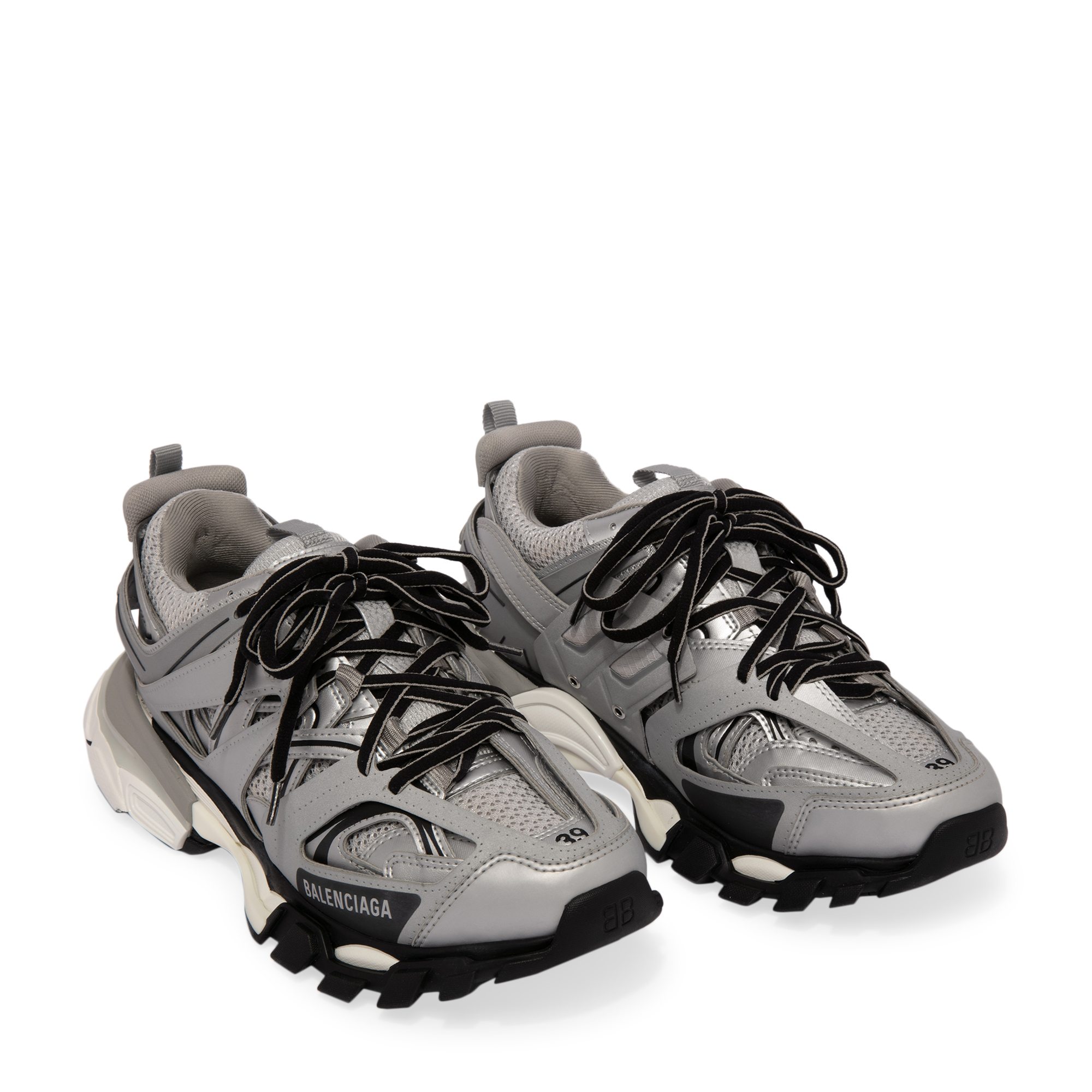 

Track sneakers, Silver