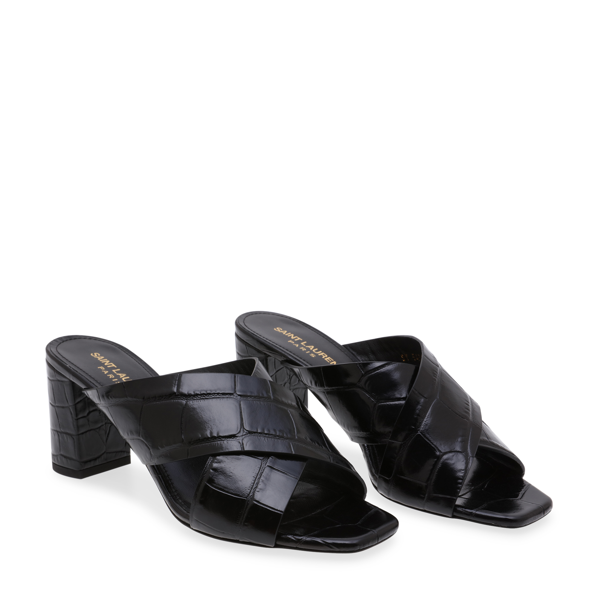 

Loulou leather sandals, Black