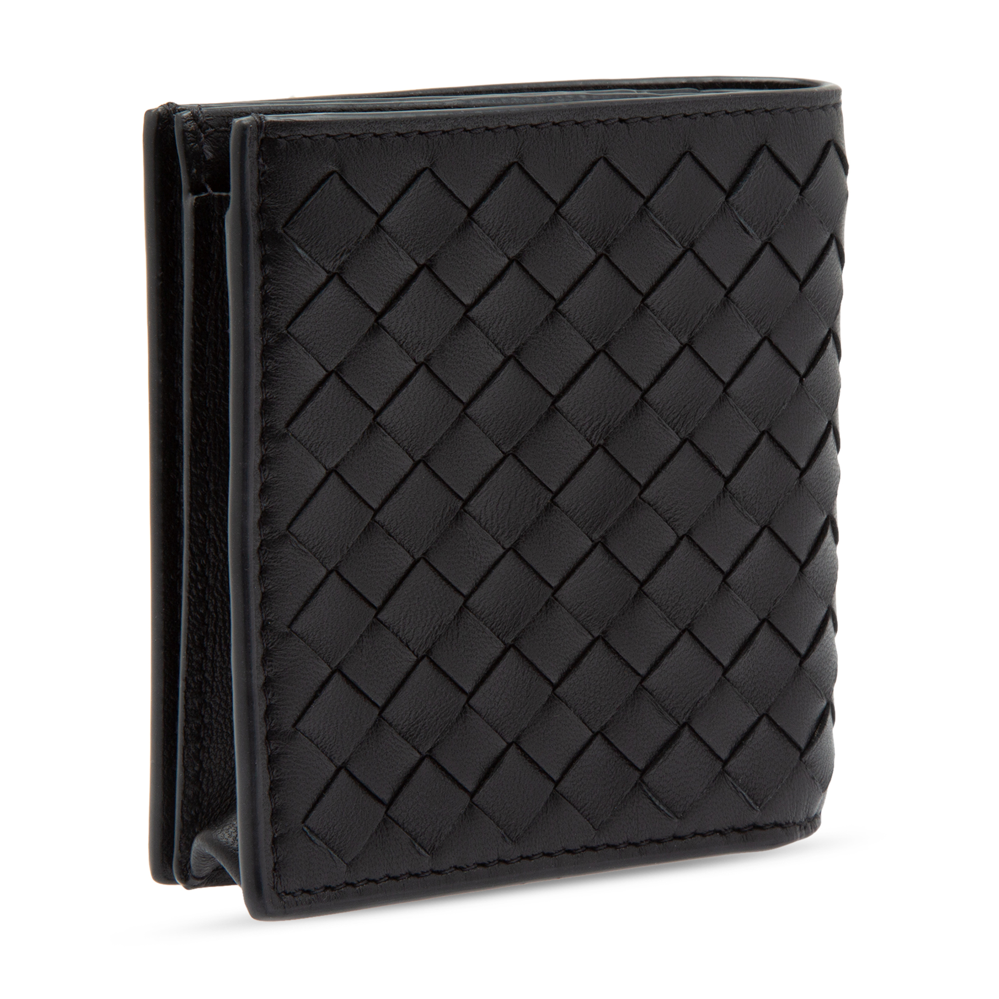

Intrecciato bi-fold wallet, Pink