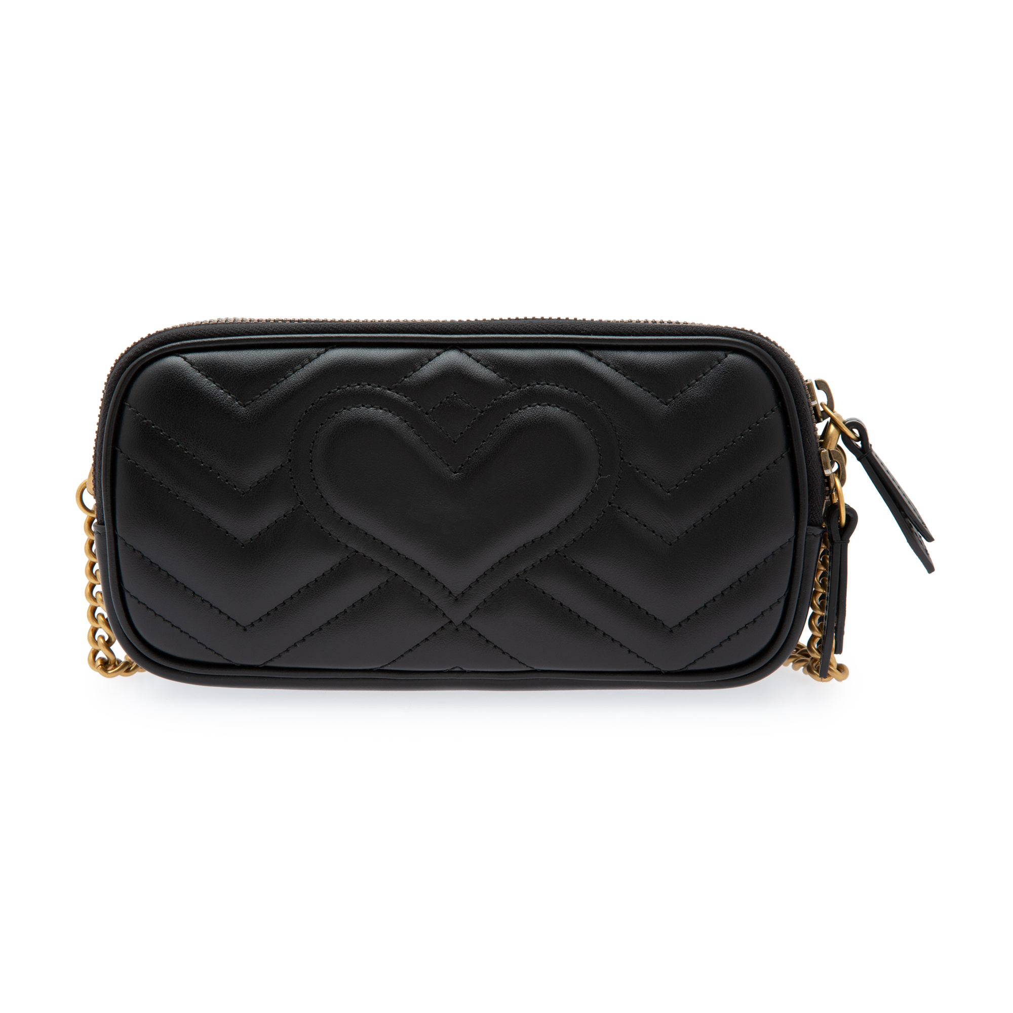 

GG Marmont mini chain bag, Black