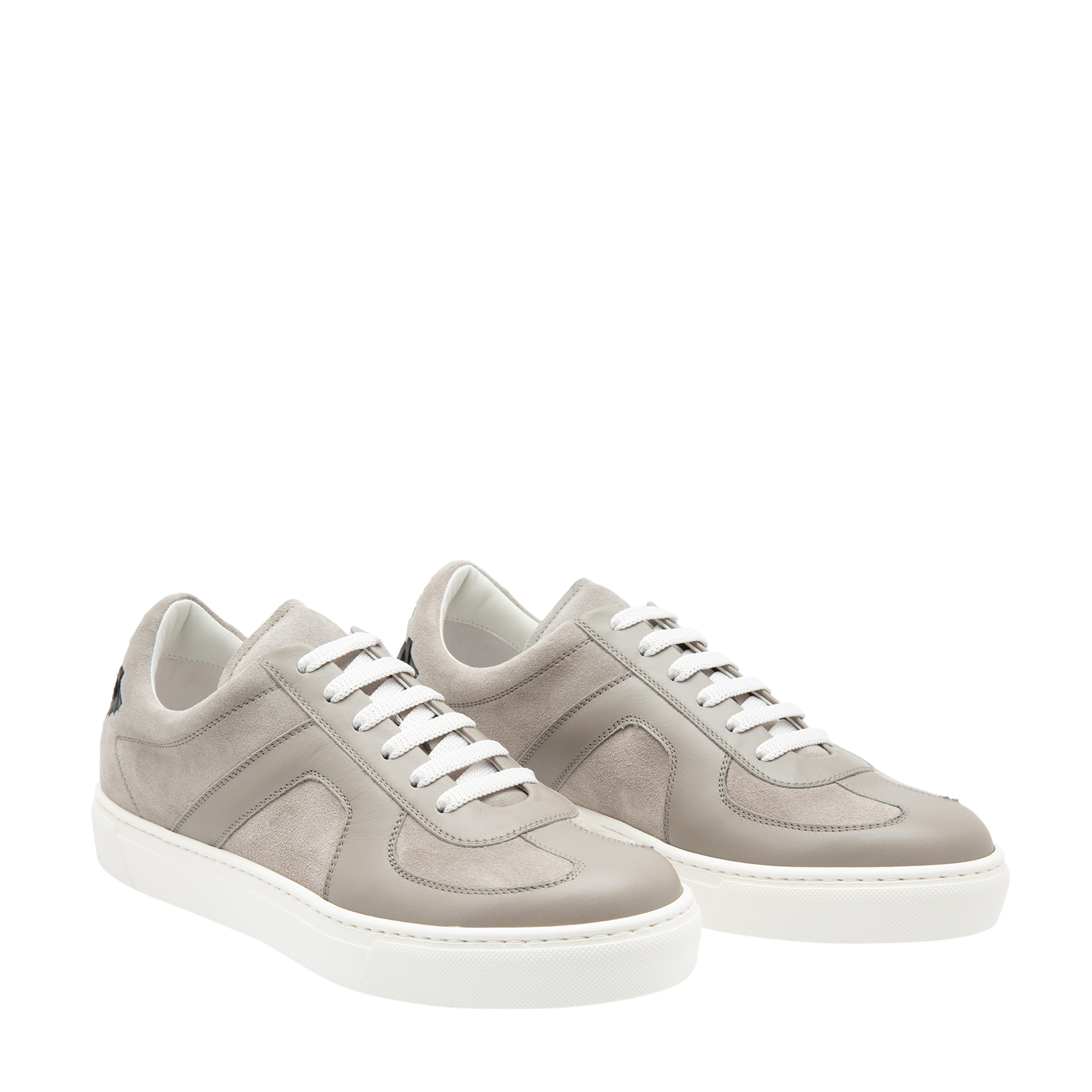 

Suede low-top sneakers, Beige