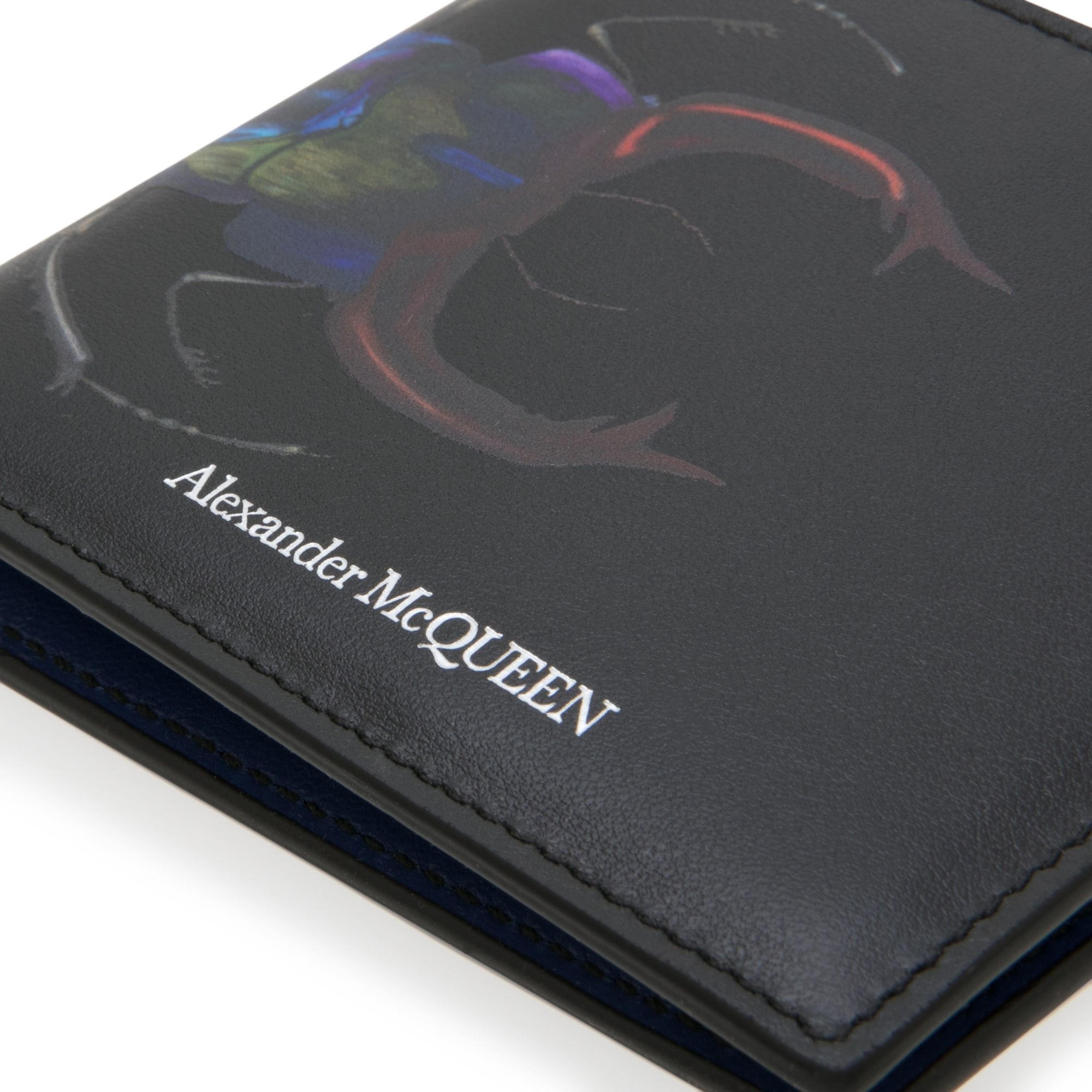 

Leather bifold wallet, Black