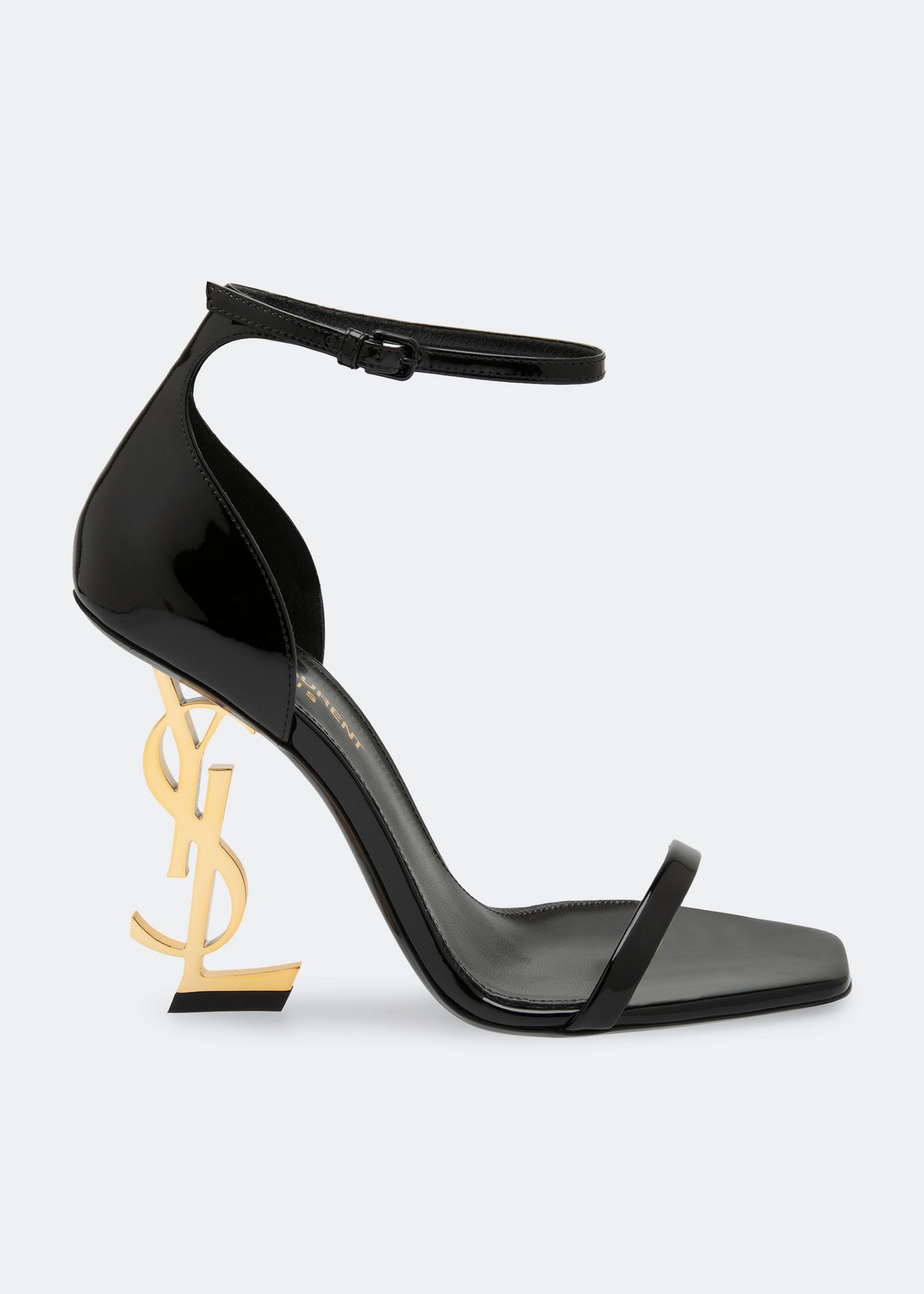 Opyum patent leather sandals, Black