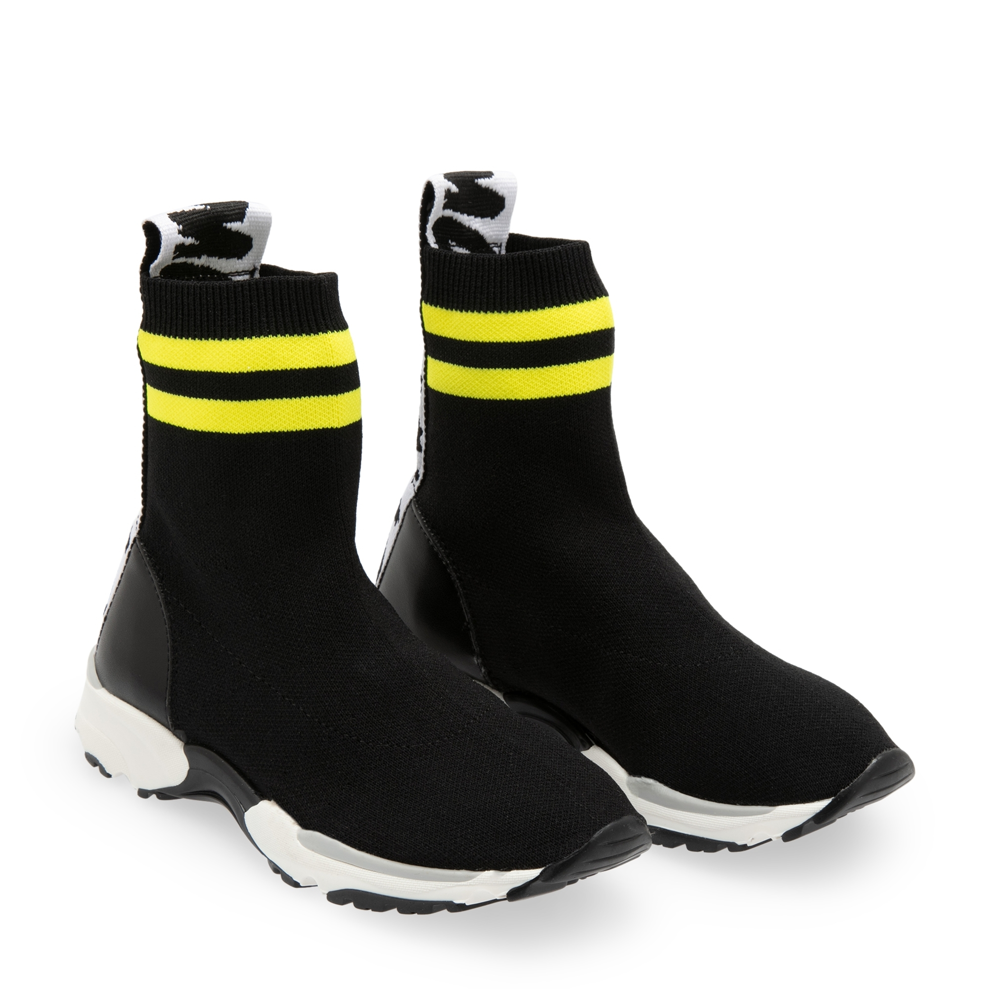 

Logo sock sneakers, Black