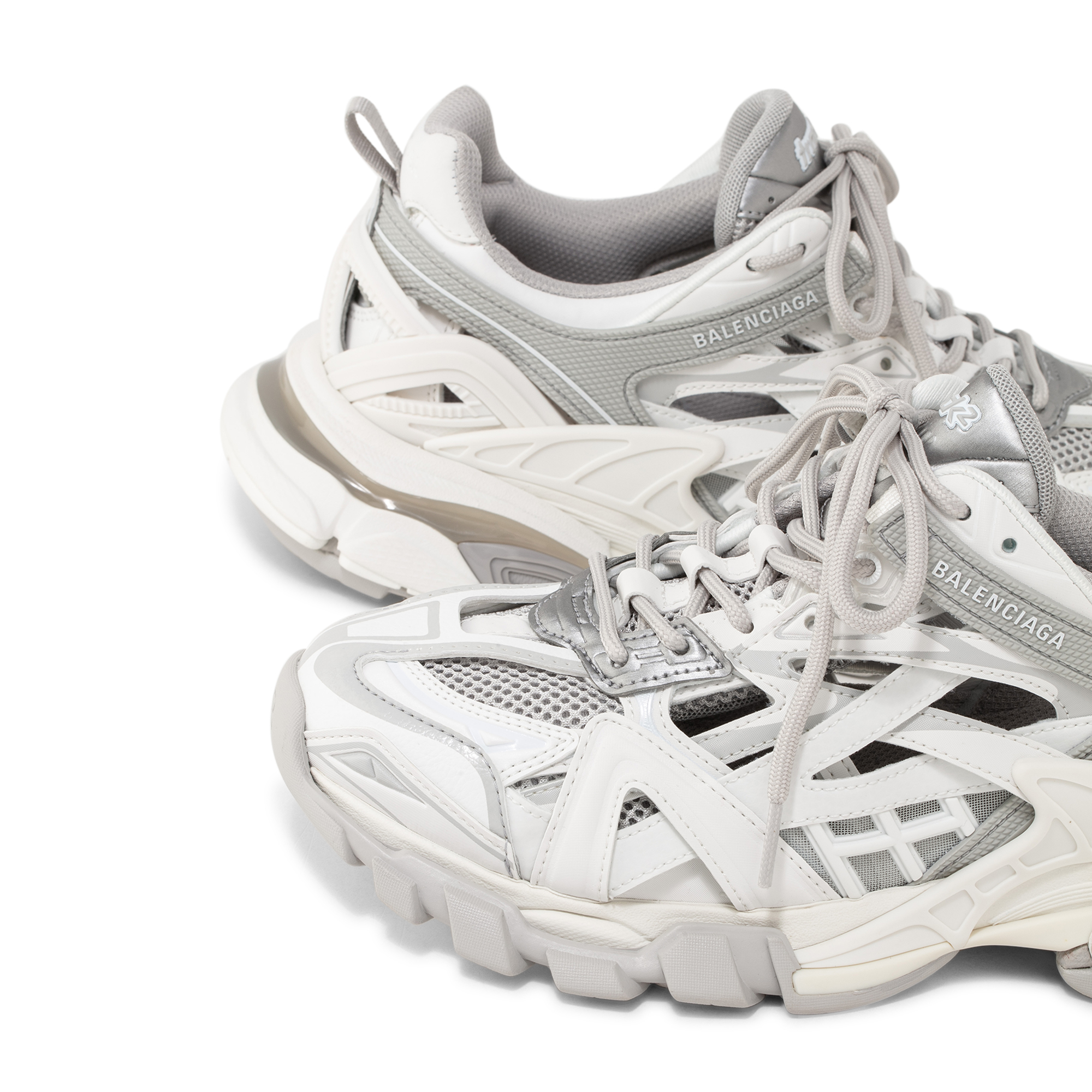 

Track. sneakers, White