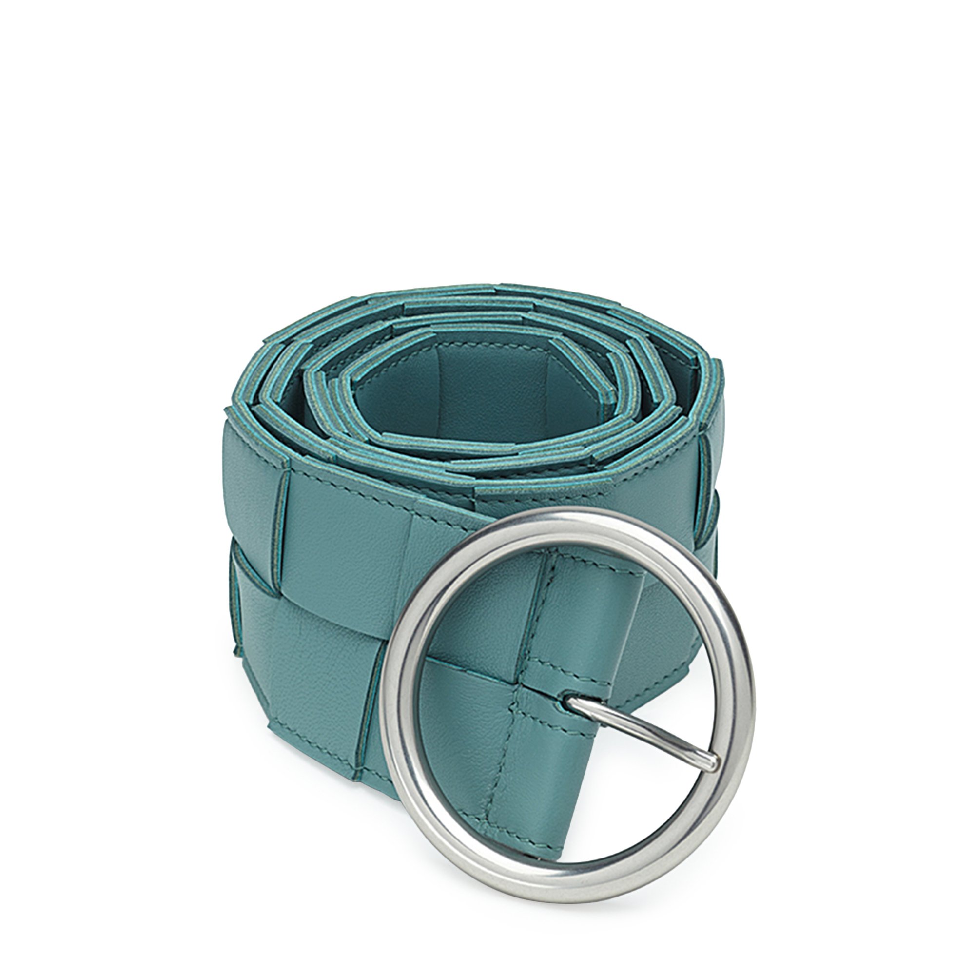 

Intrecciato belt, Blue