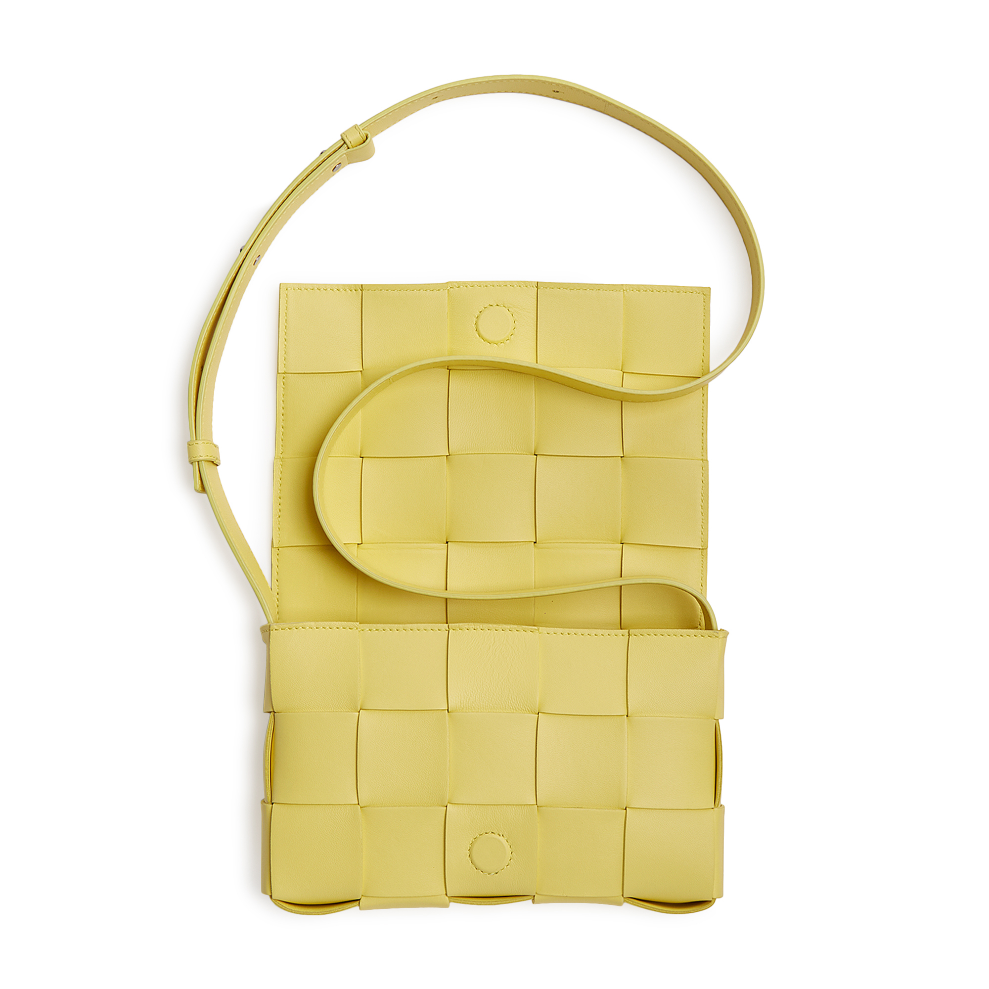 

Maxi Intreccio Cassette bag, Yellow