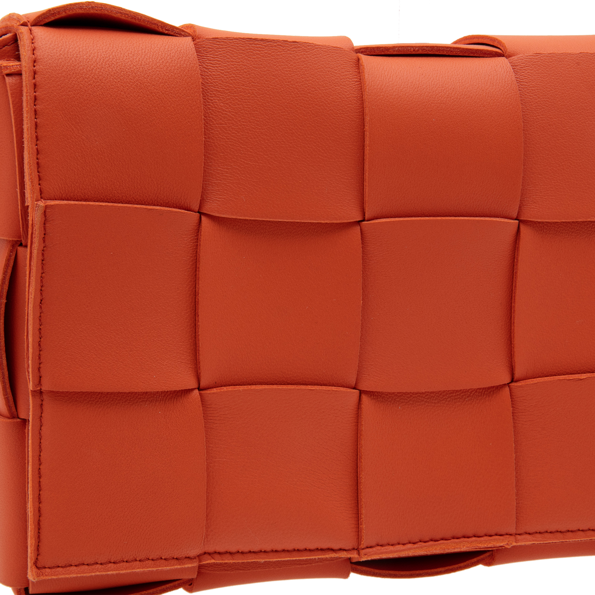 

Maxi Intreccio cassette bag, Orange