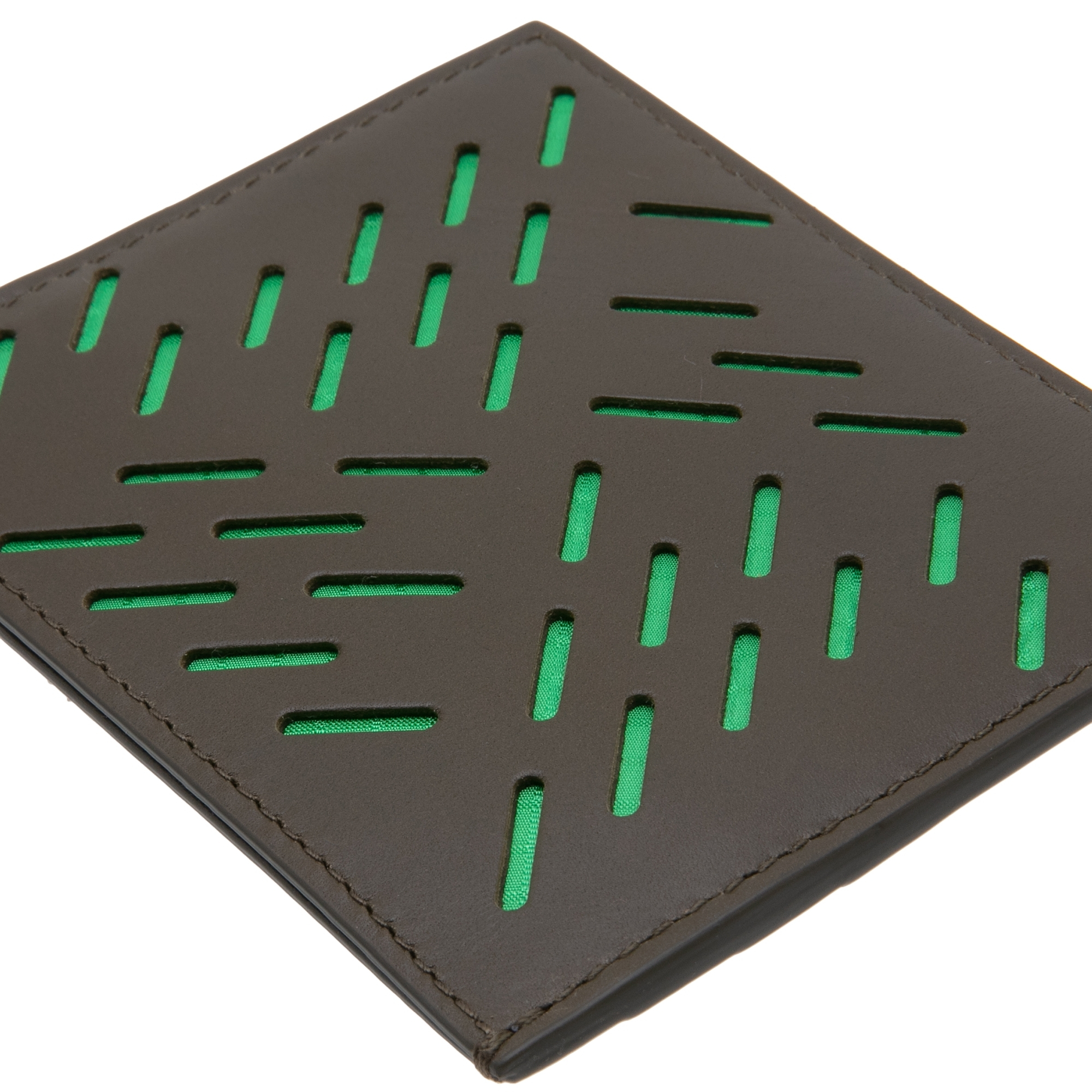

Perforated card holder, Green