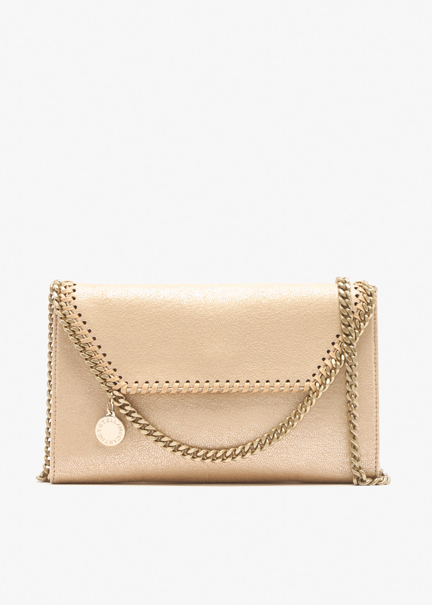 

Falabella wallet crossbody bag, Beige
