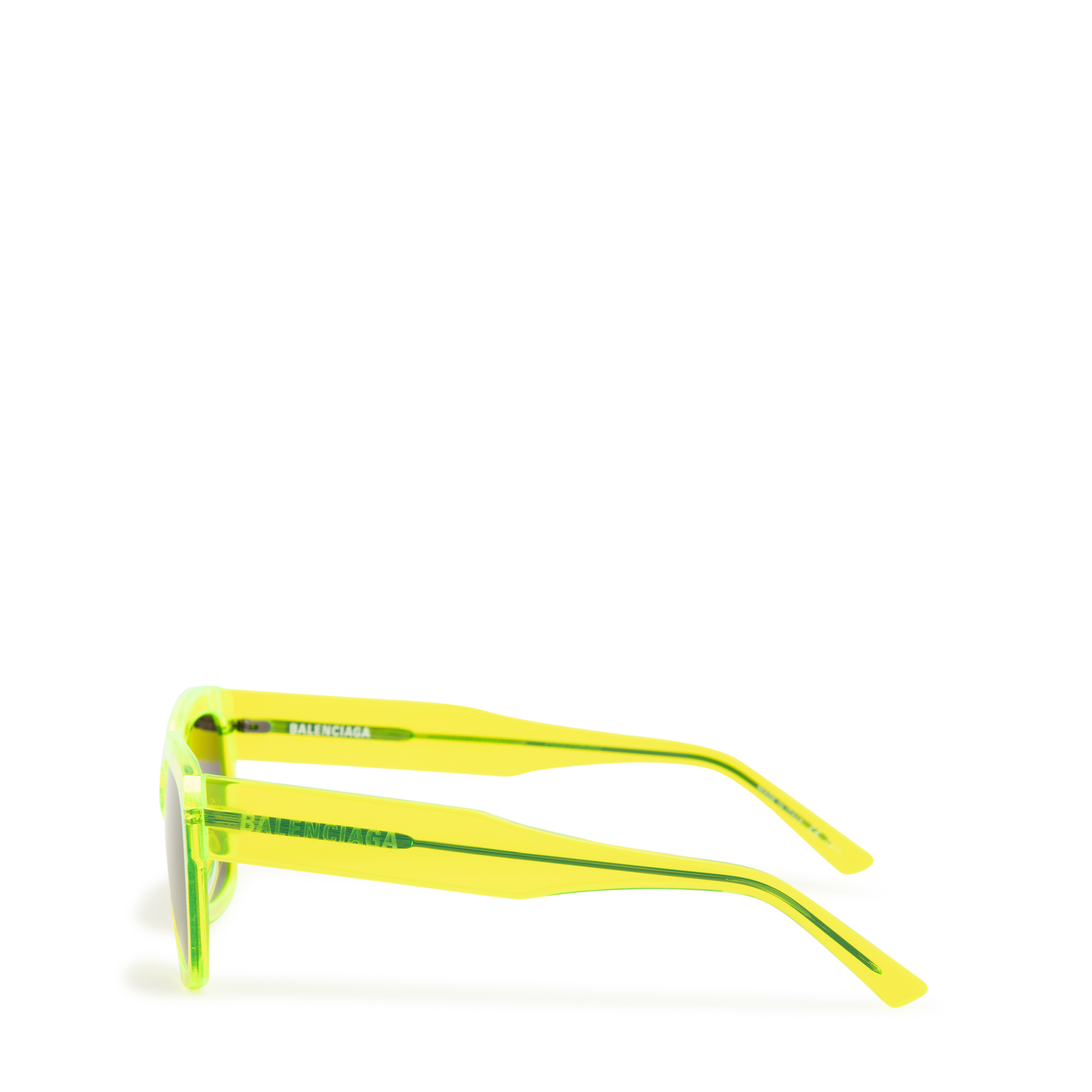 

Flat D-Frame sunglasses, Yellow