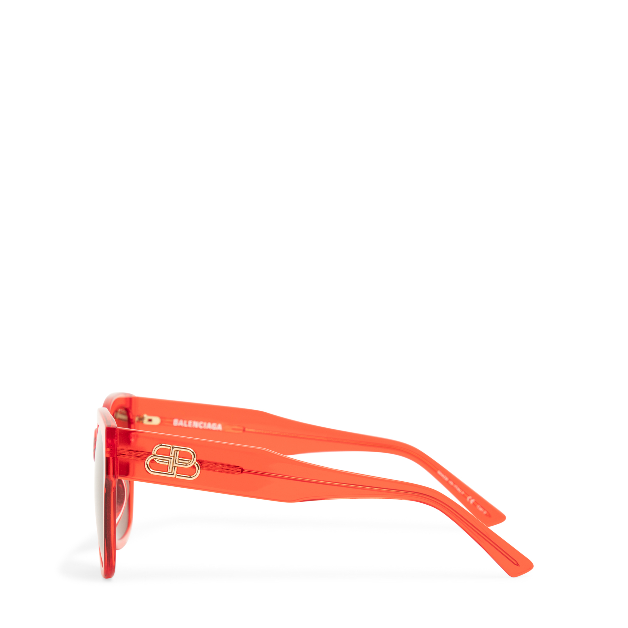 

Flat square sunglasses, Red