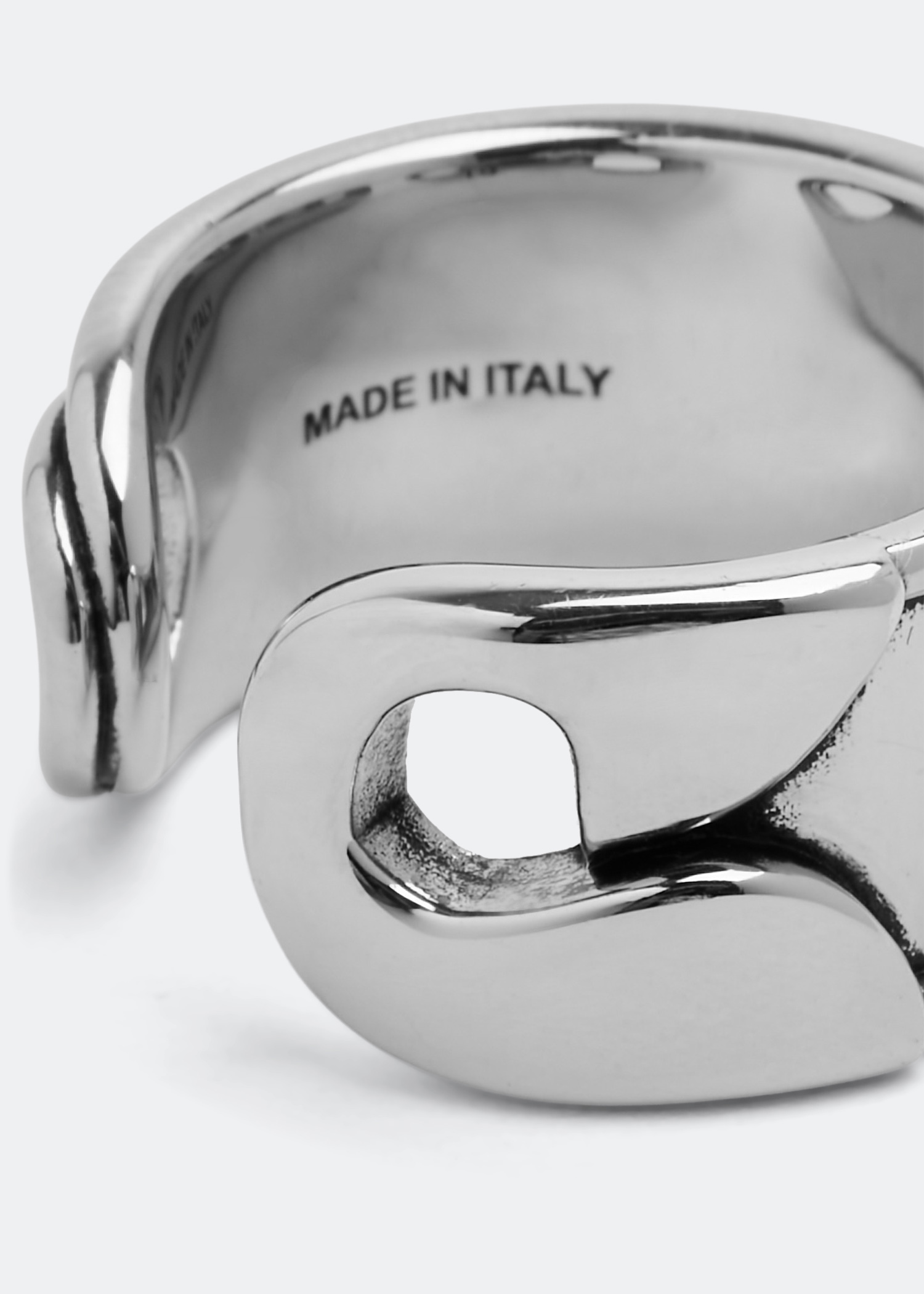 

Safety Pin ring, Silver