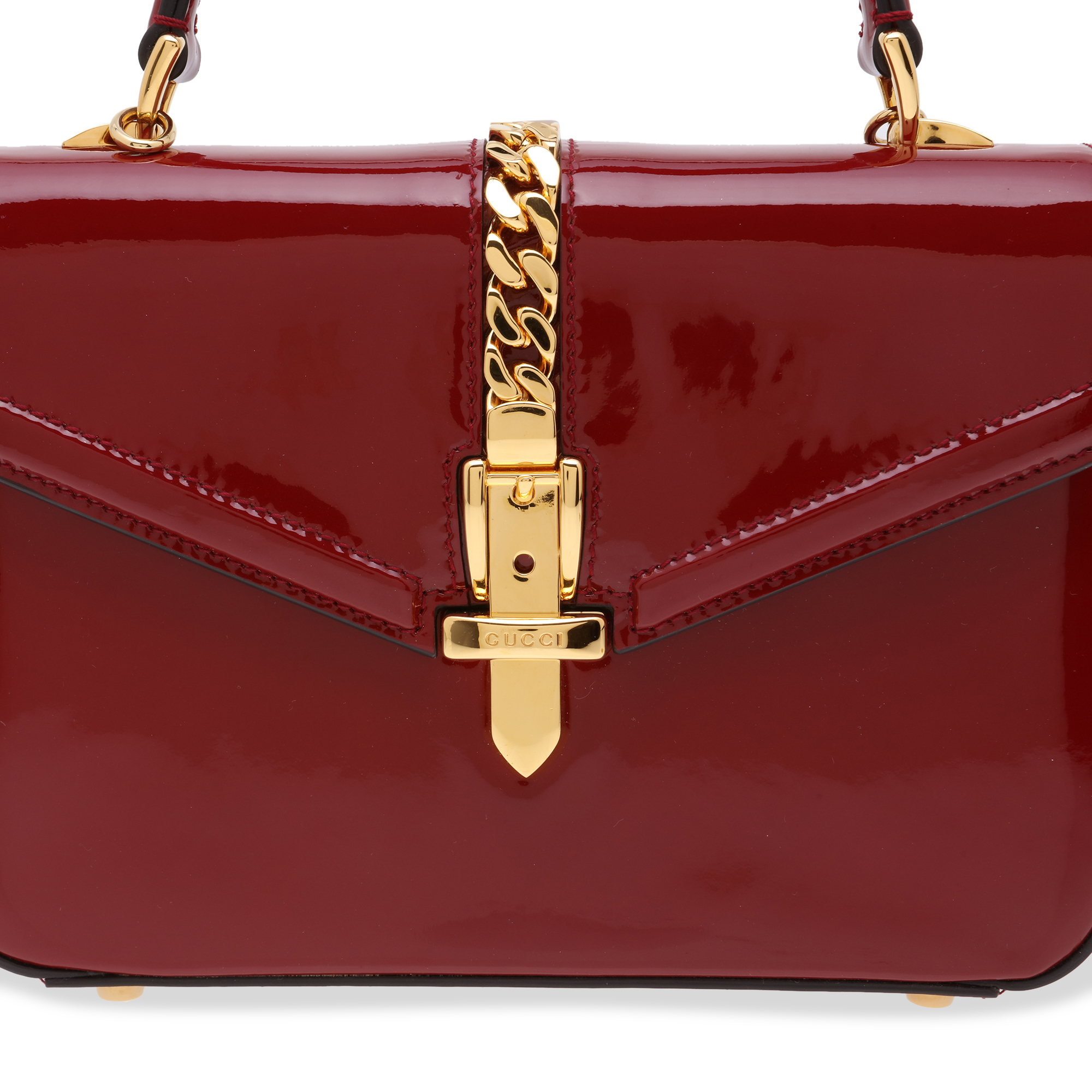 

Sylvie 1969 mini top handle bag, Red