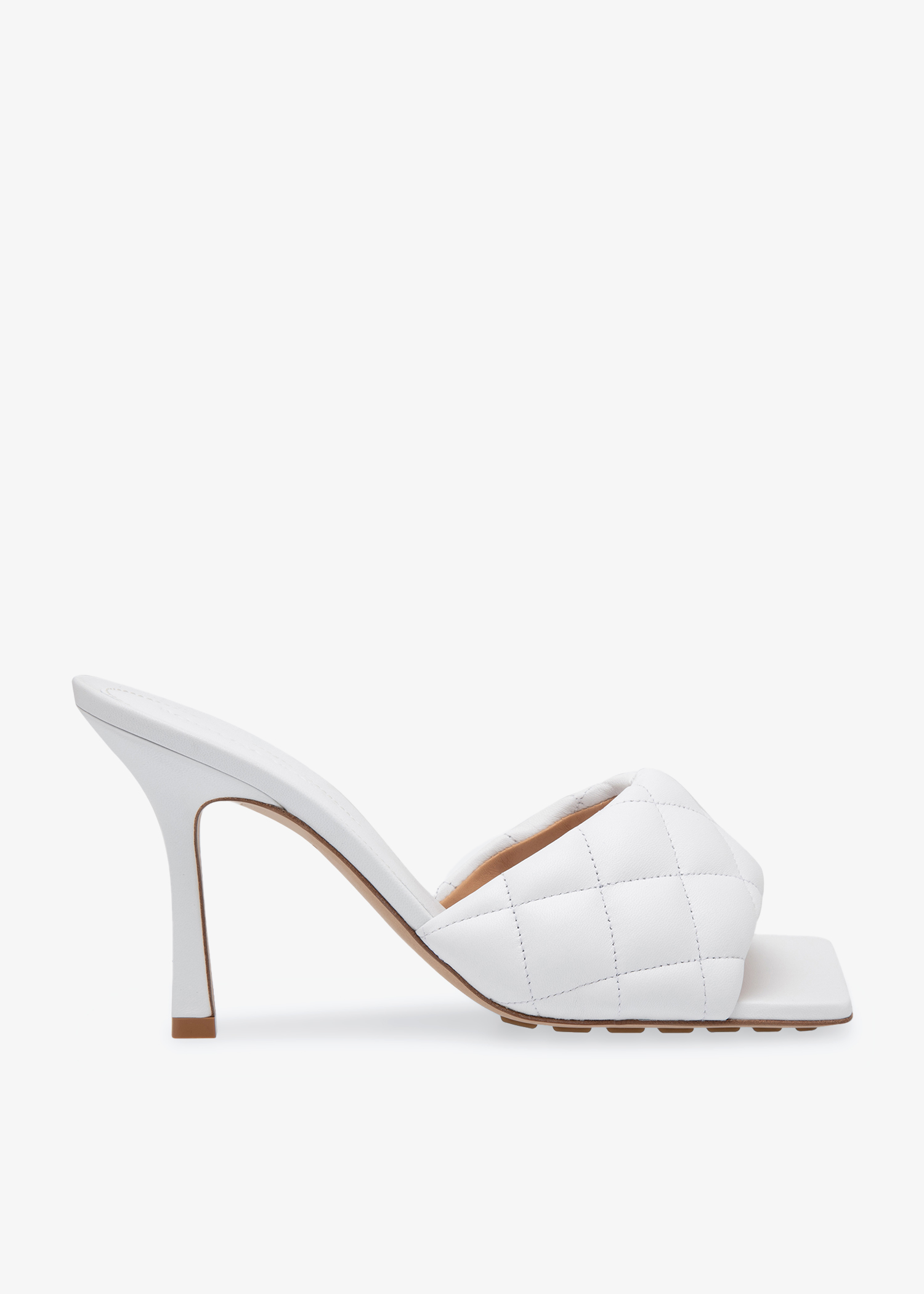 

Padded mules, White