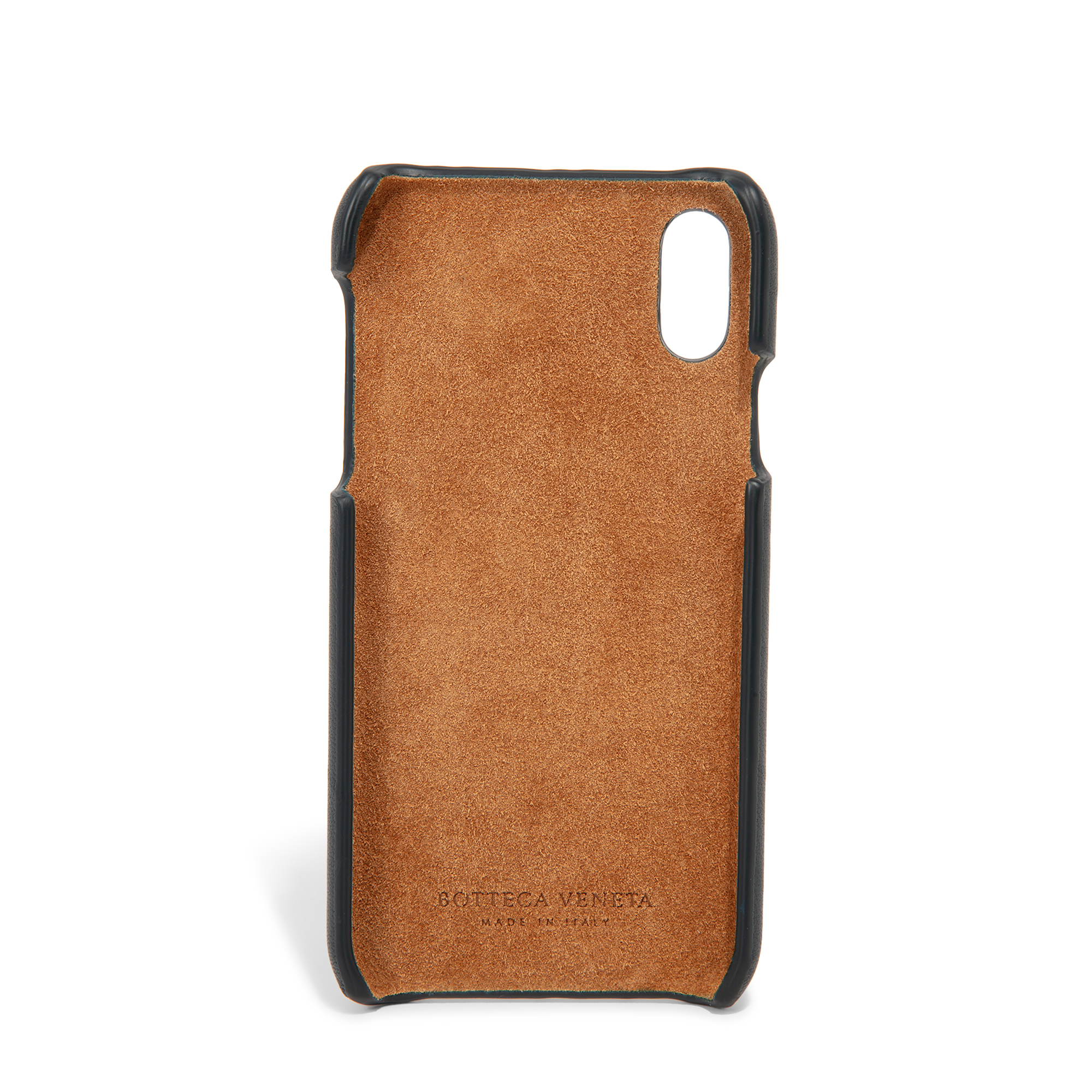 

Leather iPhone X/XS case, Blue