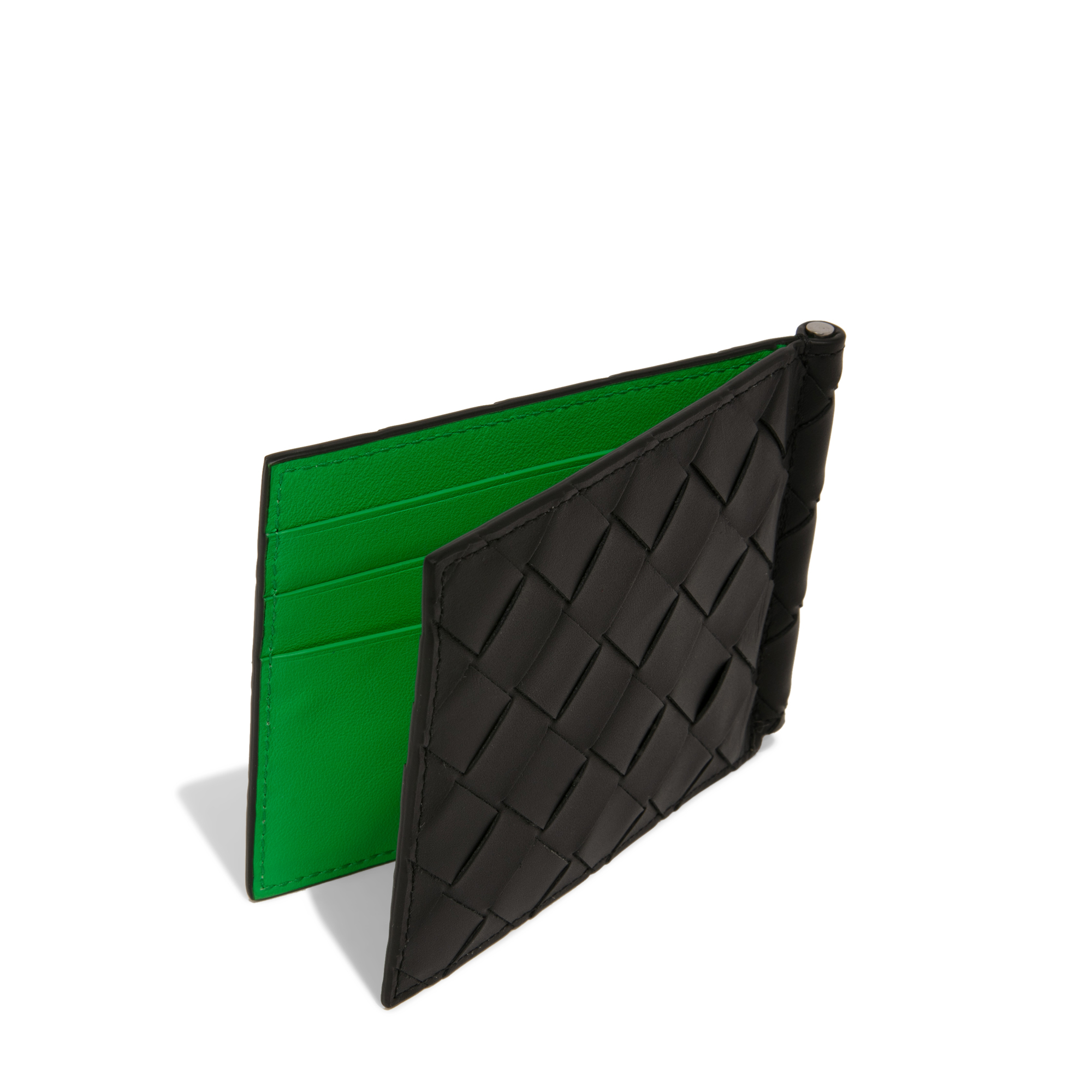 

Intrecciato bi-fold wallet, Black