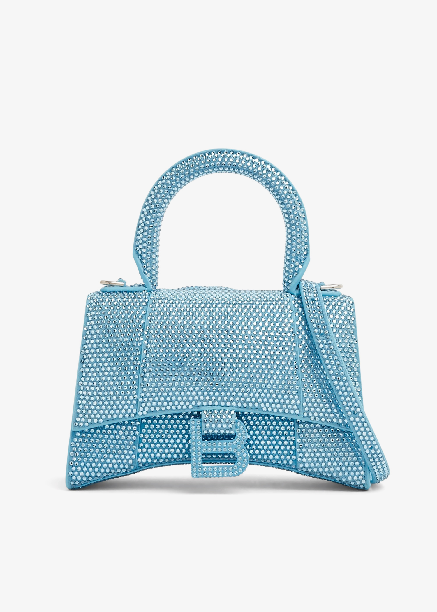 

Hourglass XS top handle bag, Blue