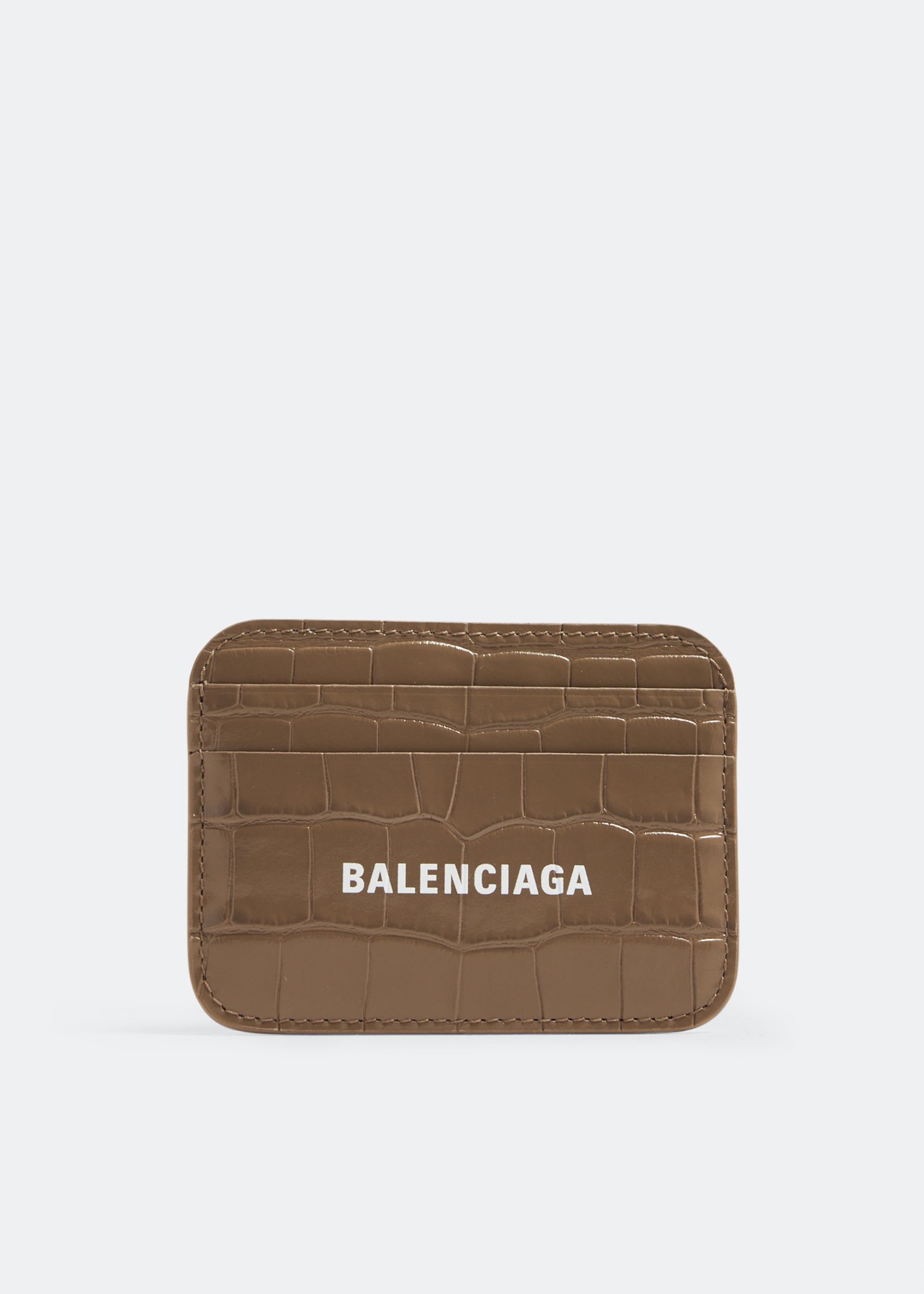 

Logo cash card holder, Brown