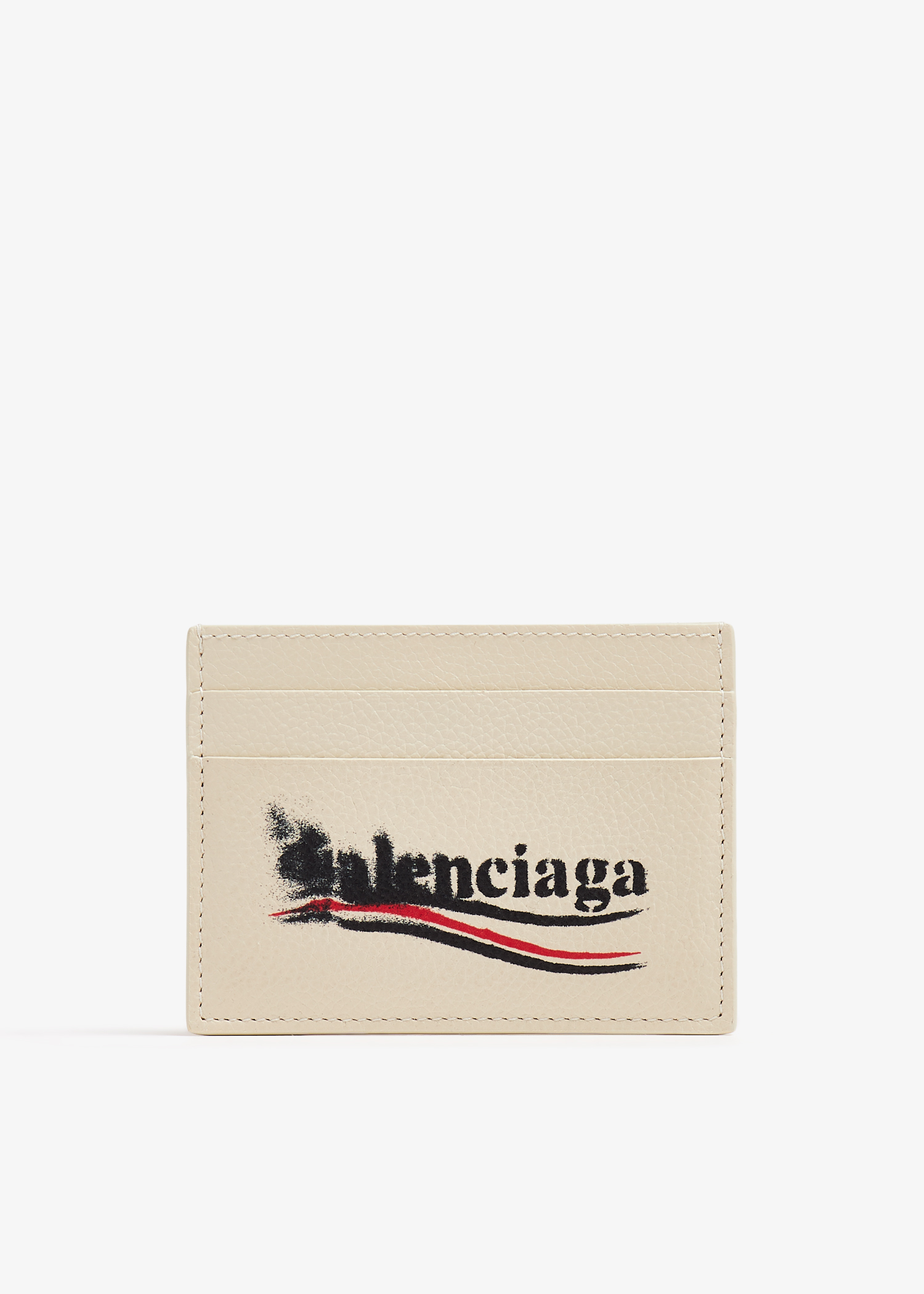 

Logo cash card holder, White