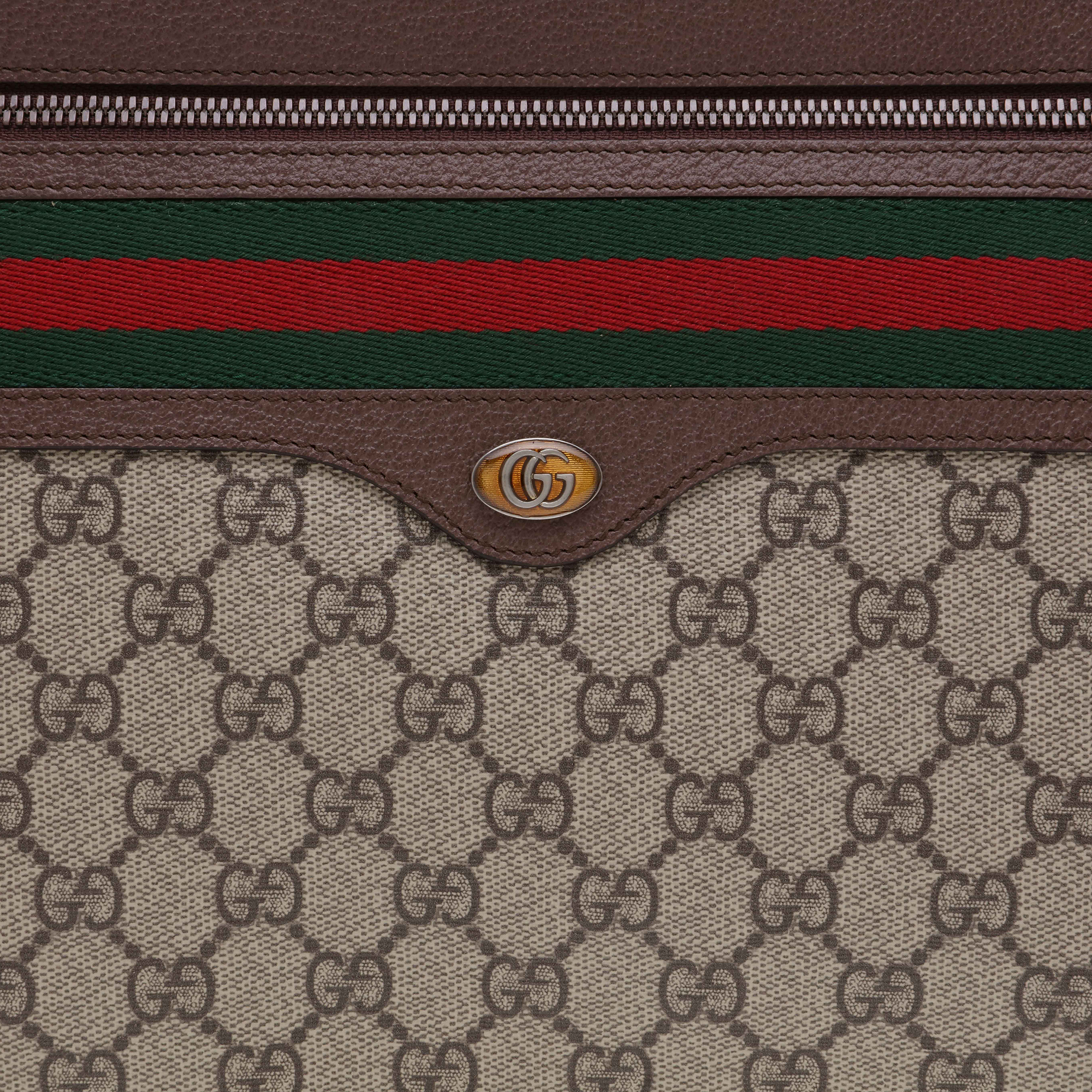 

Ophidia GG pouch, Brown