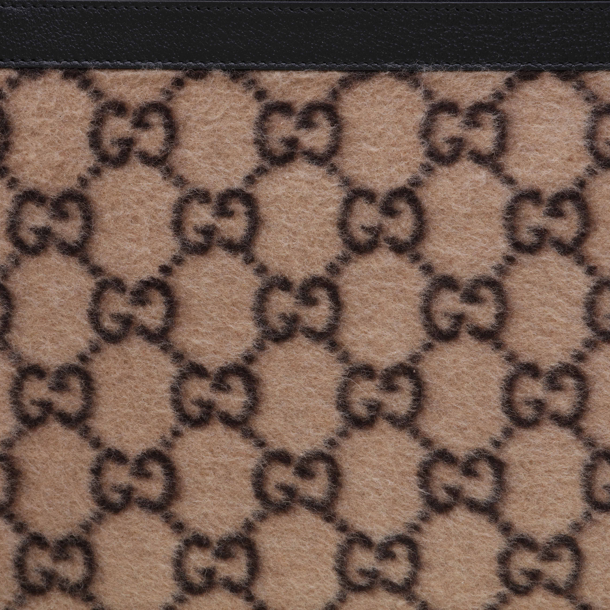 

GG wool pouch, Beige