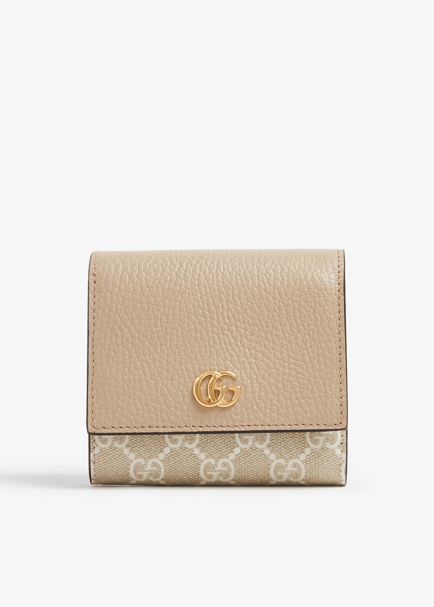 

GG Marmont medium wallet, Beige