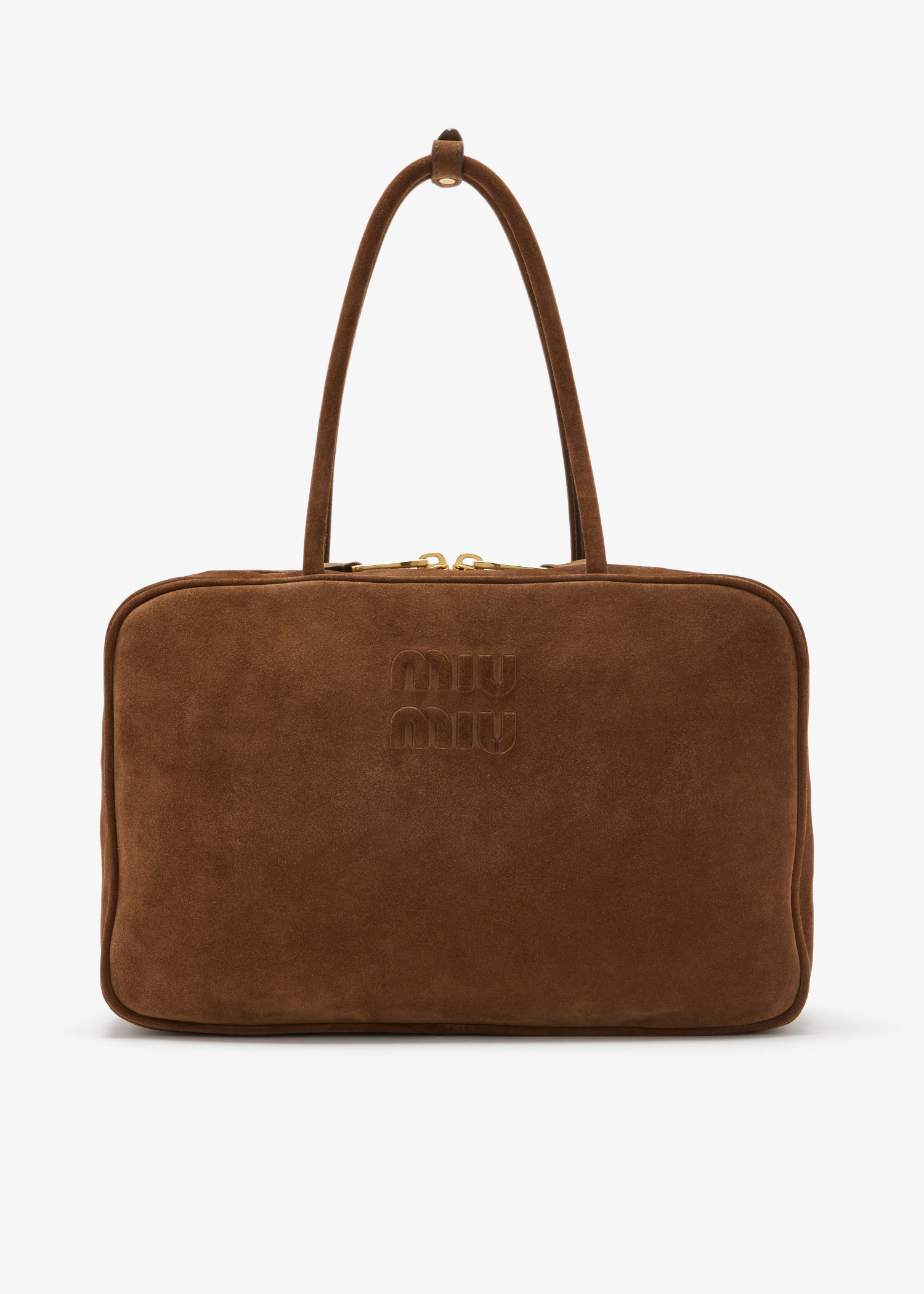 

Suede Beau bag, Brown