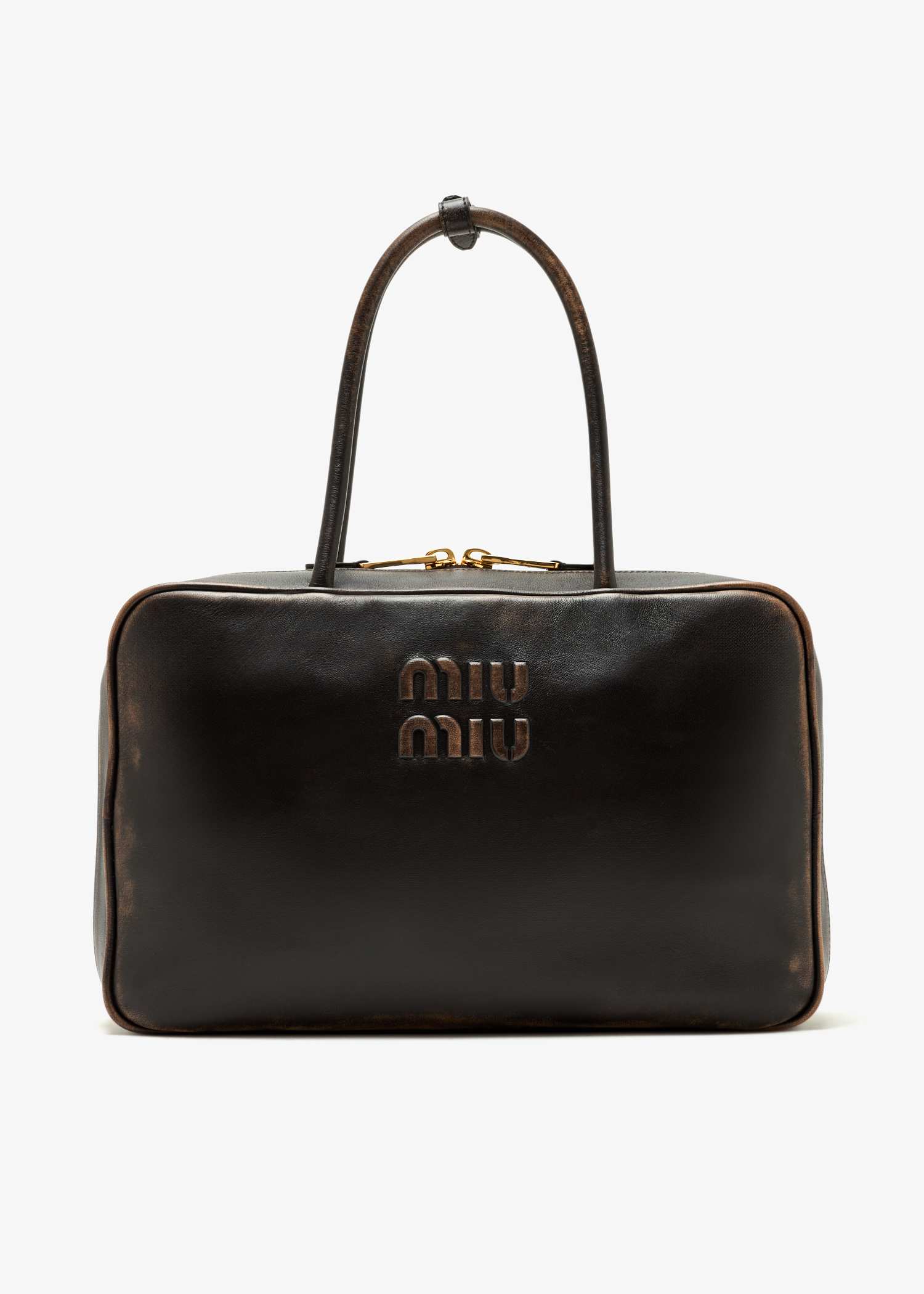 

Beau nappa leather bag, Brown