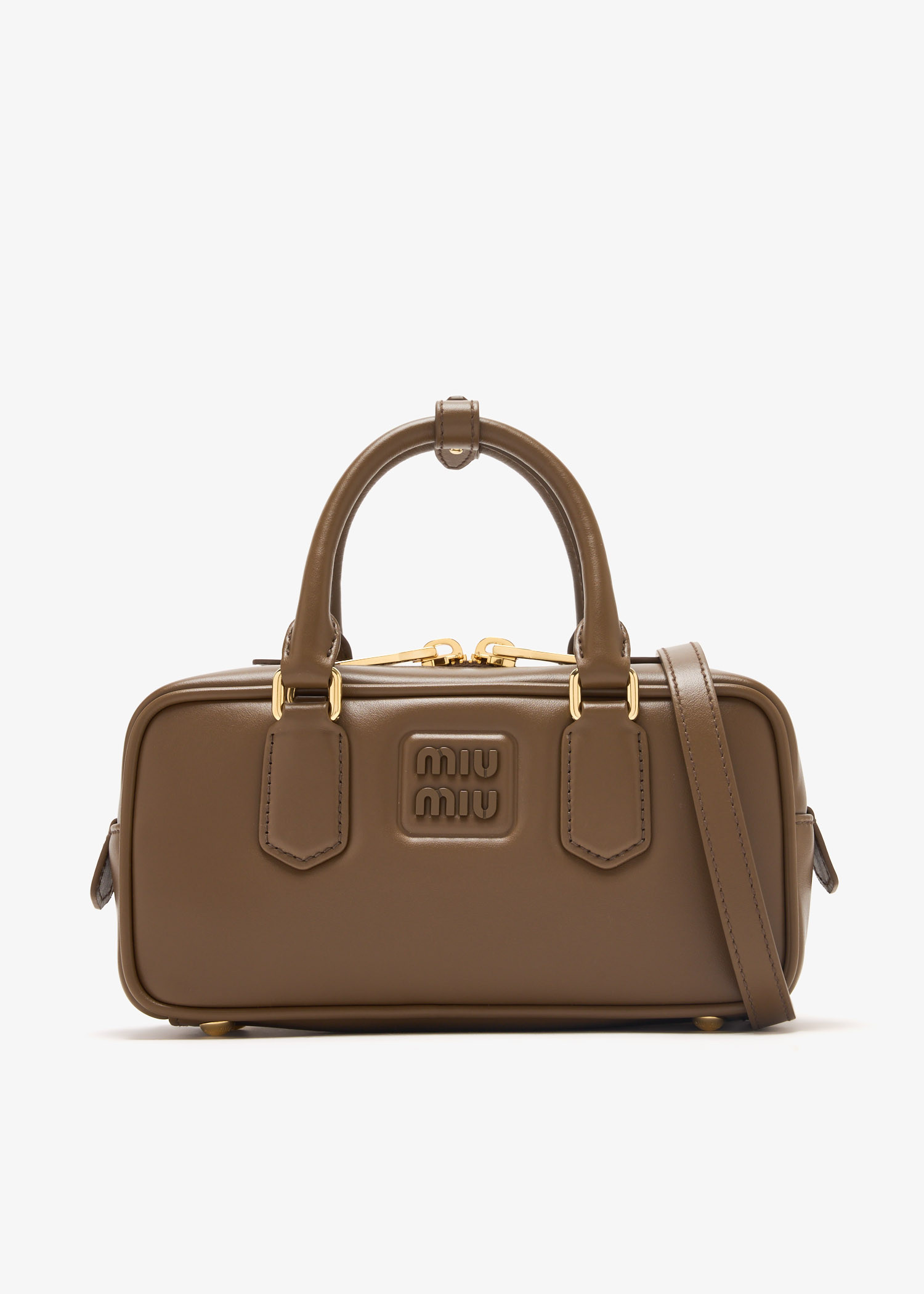 

Arcadie leather bag, Brown