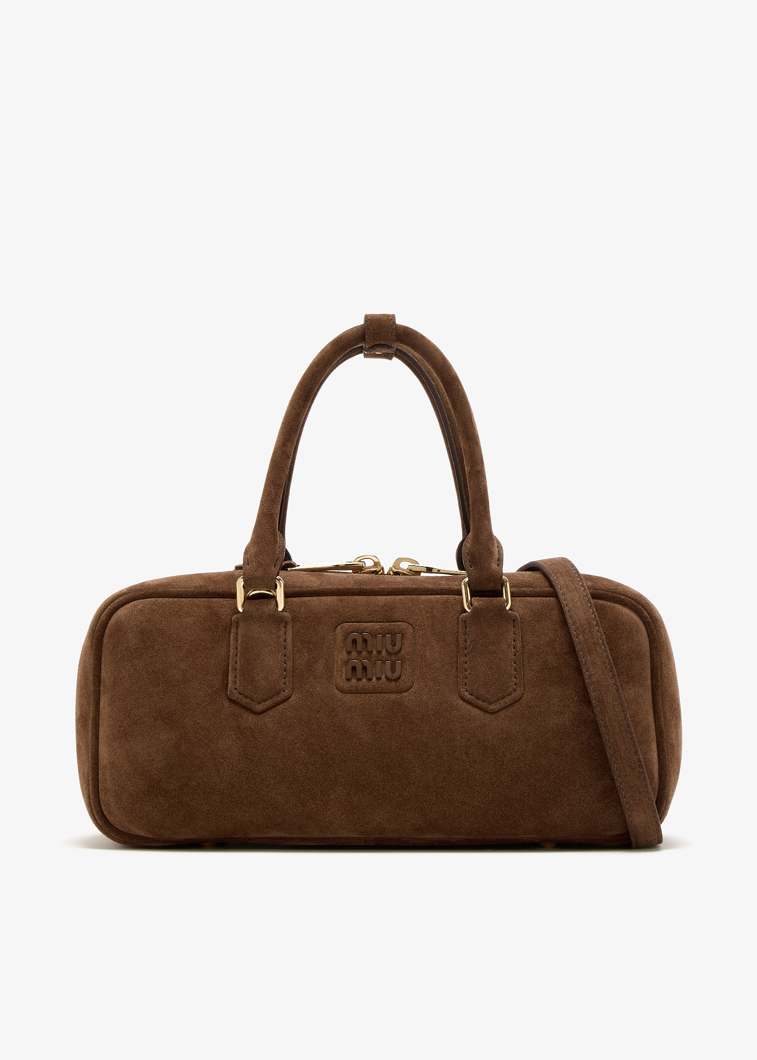 

Arcadie suede bag, Brown