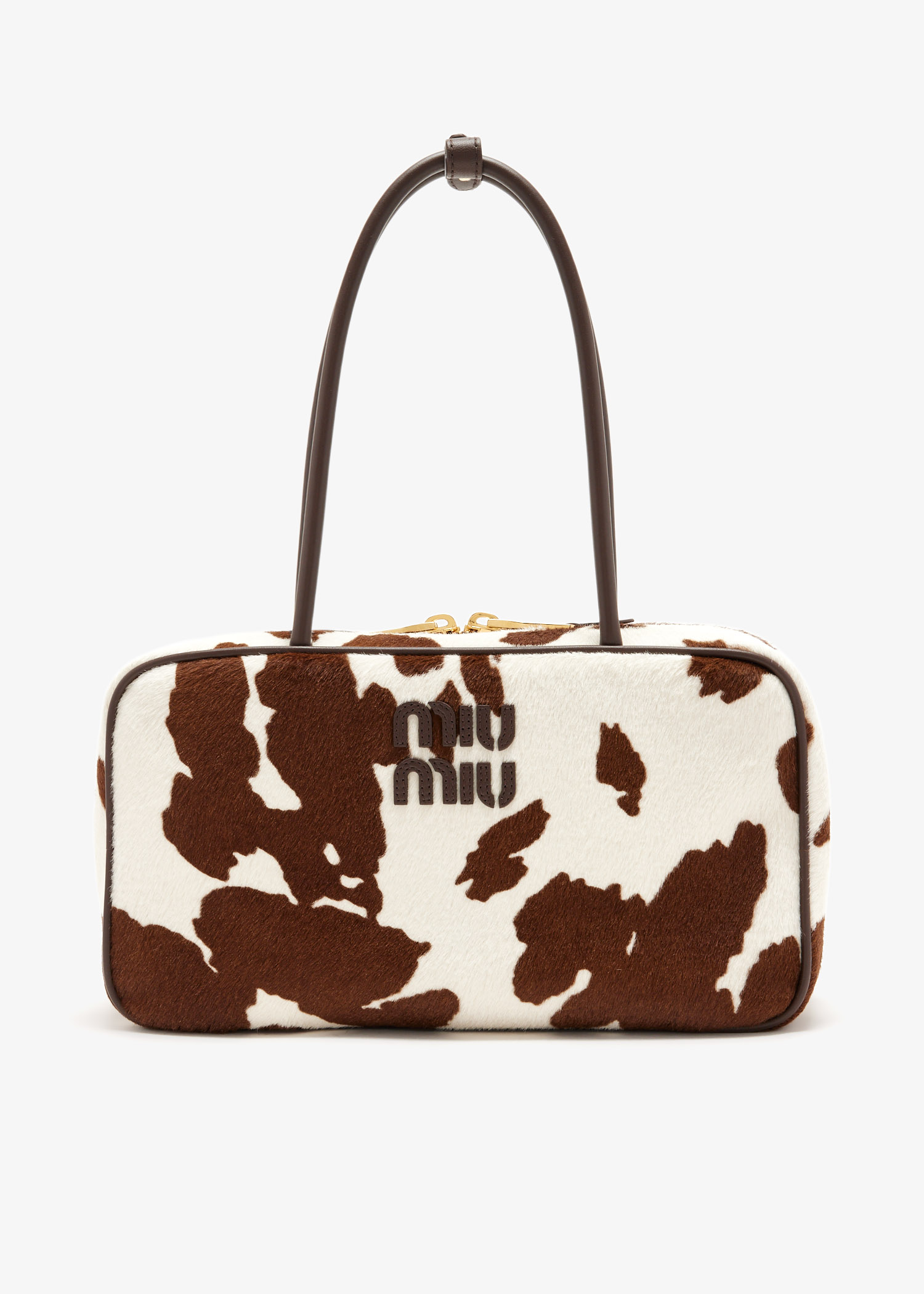 

Printed leather Beau bag, Animal printed
