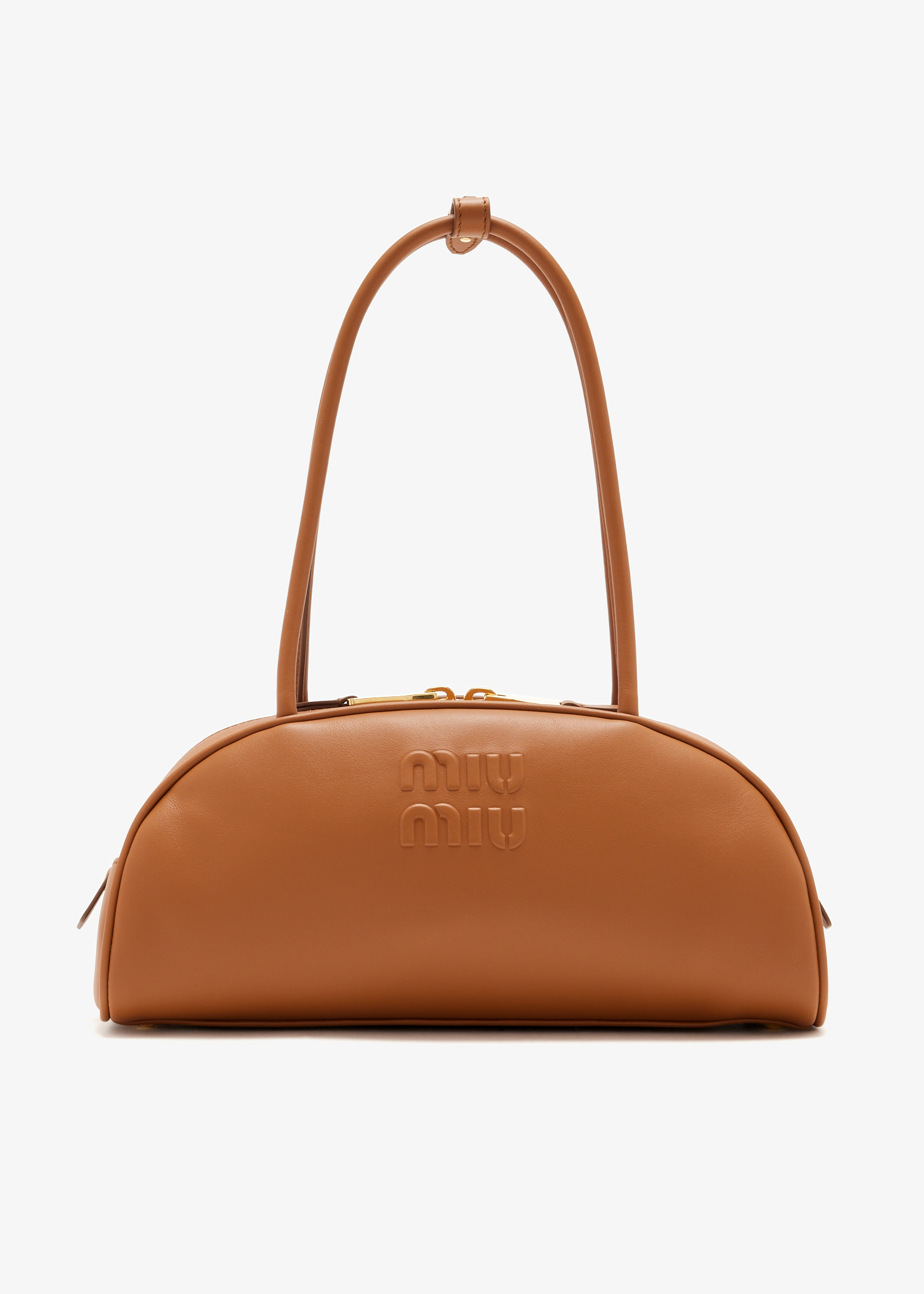 

Beau leather medium bag, Brown