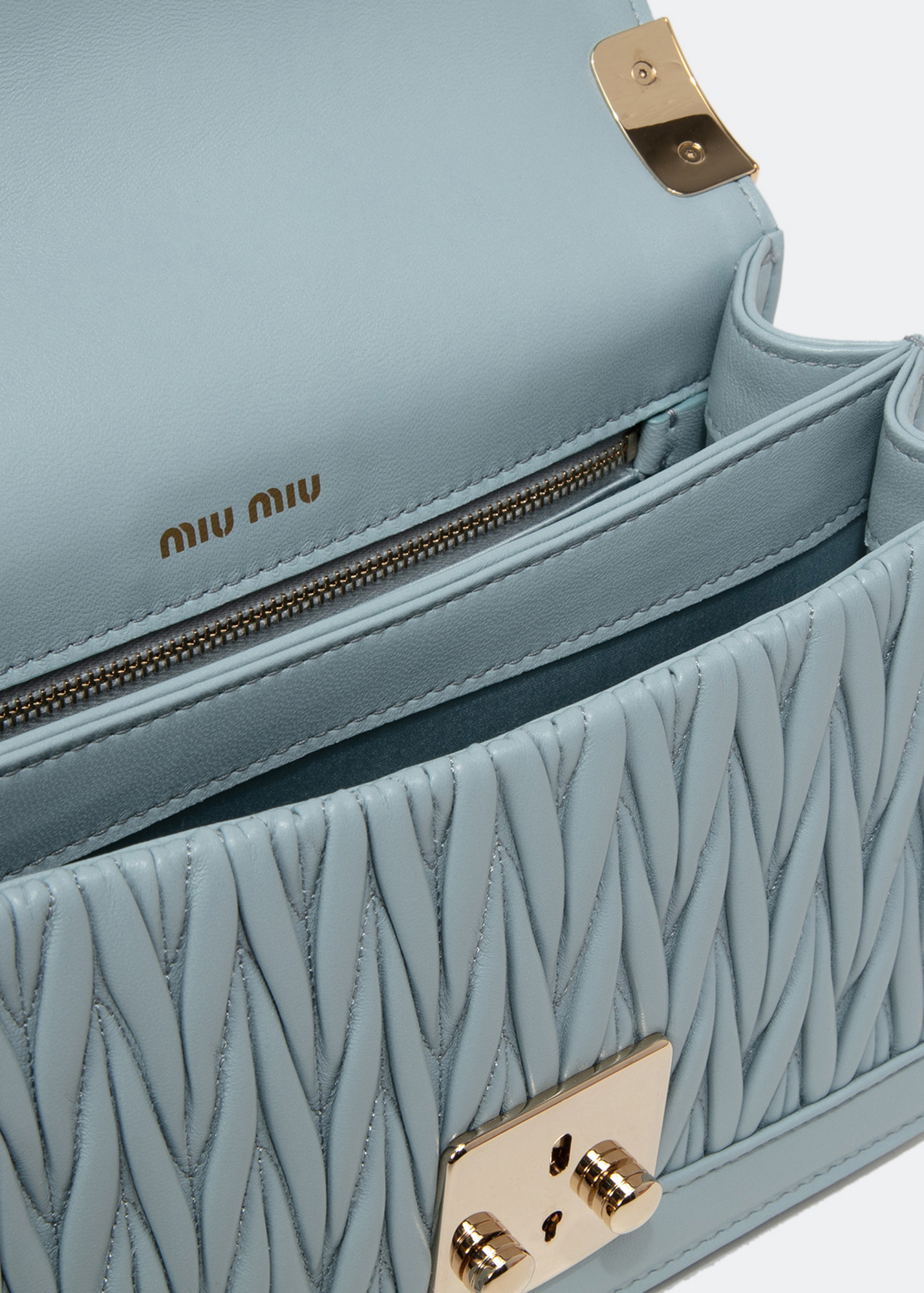 

Miu Confidential shoulder bag, Blue